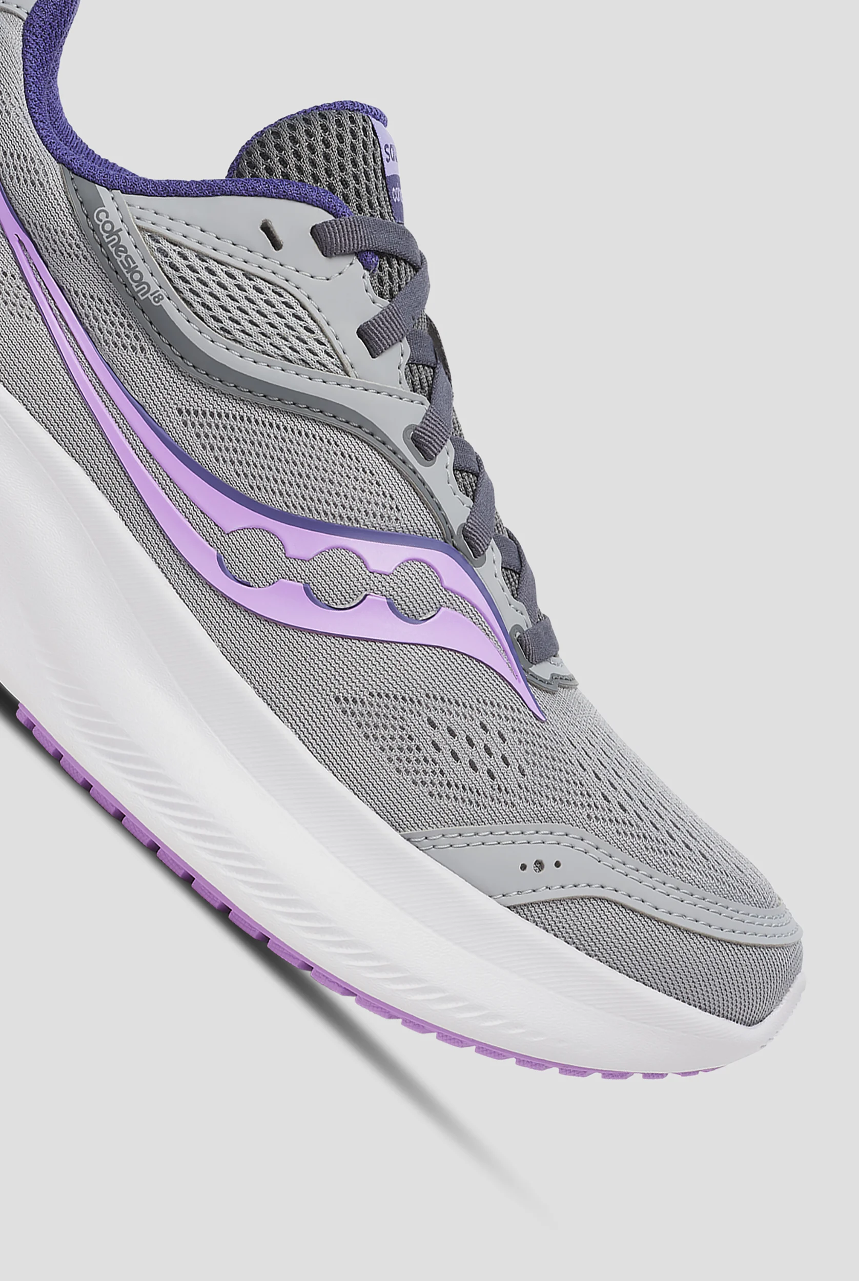 Zapatillas deportivas Saucony Cohesion 18 Fossil /Crocus con cordones para mujer