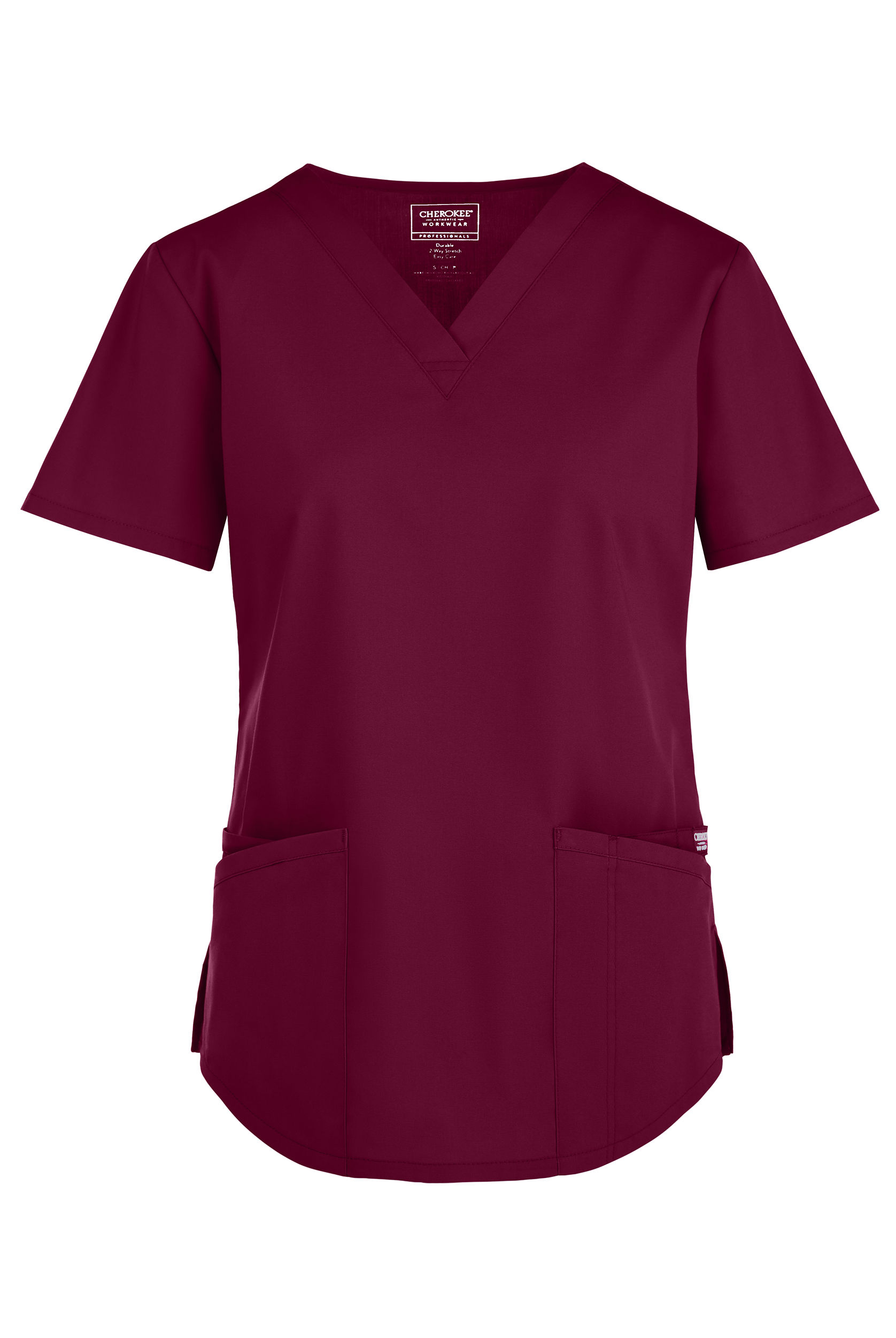 Cherokee Workwear Professionals Women's 3-Pocket STRETCH V-Neck Scrub Top