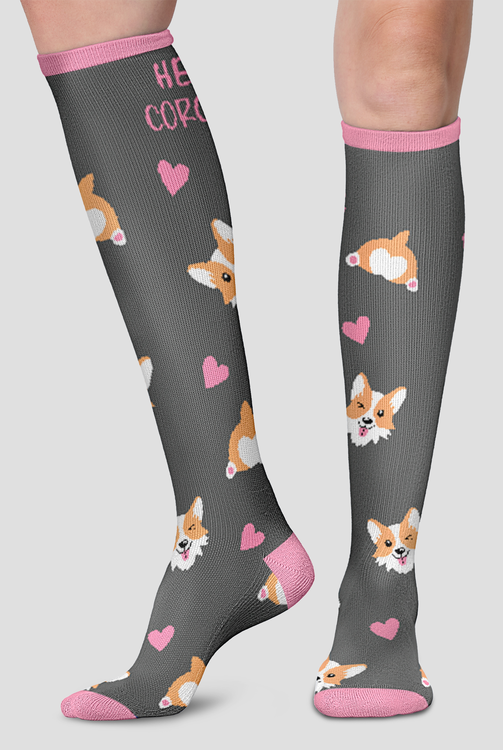 Cherokee Hello Gorgeous Women's 10-15 mmHG Light Compression Socks