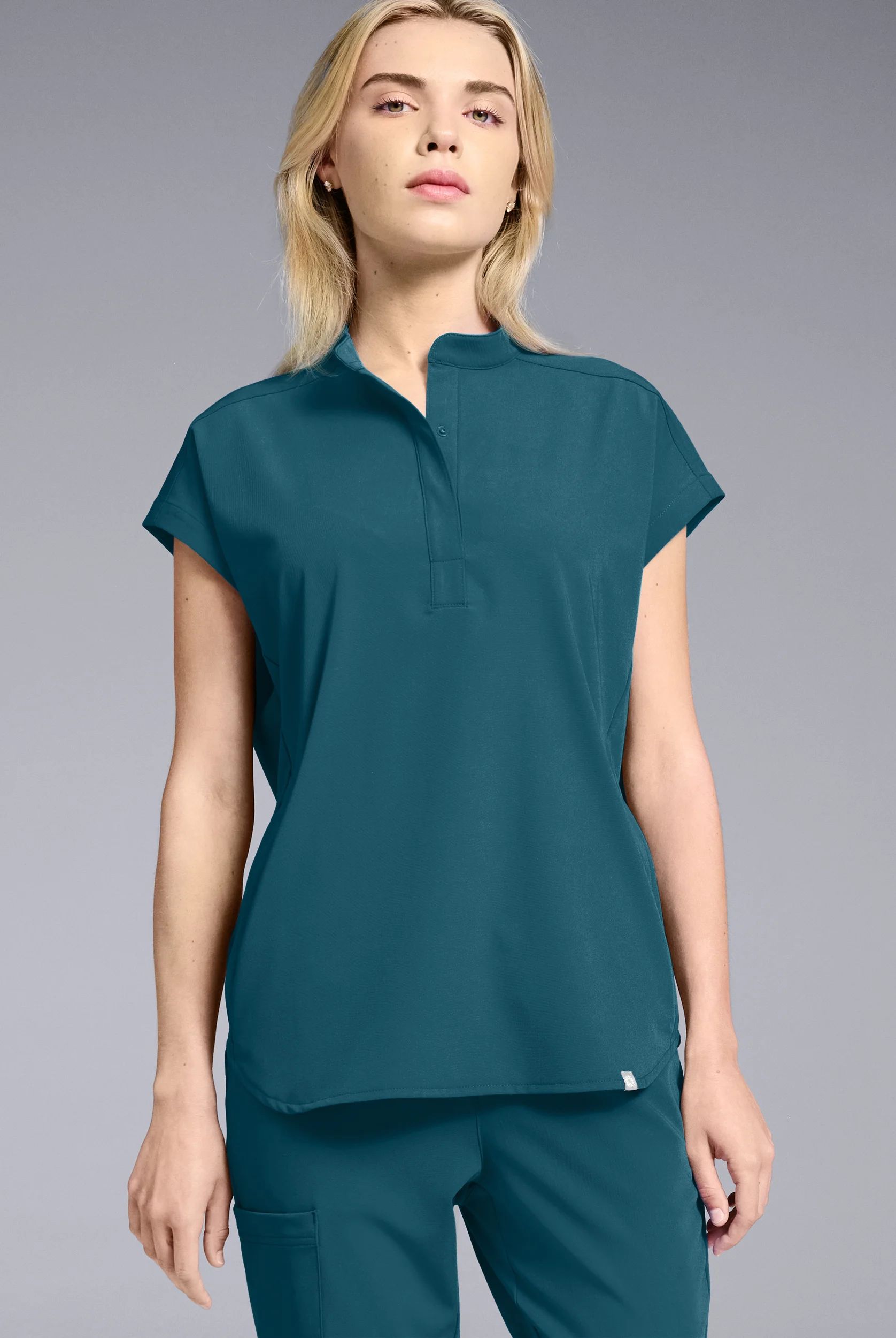 Hypothesis Women's Meta Oversized Dolman Sleeve Scrub Top