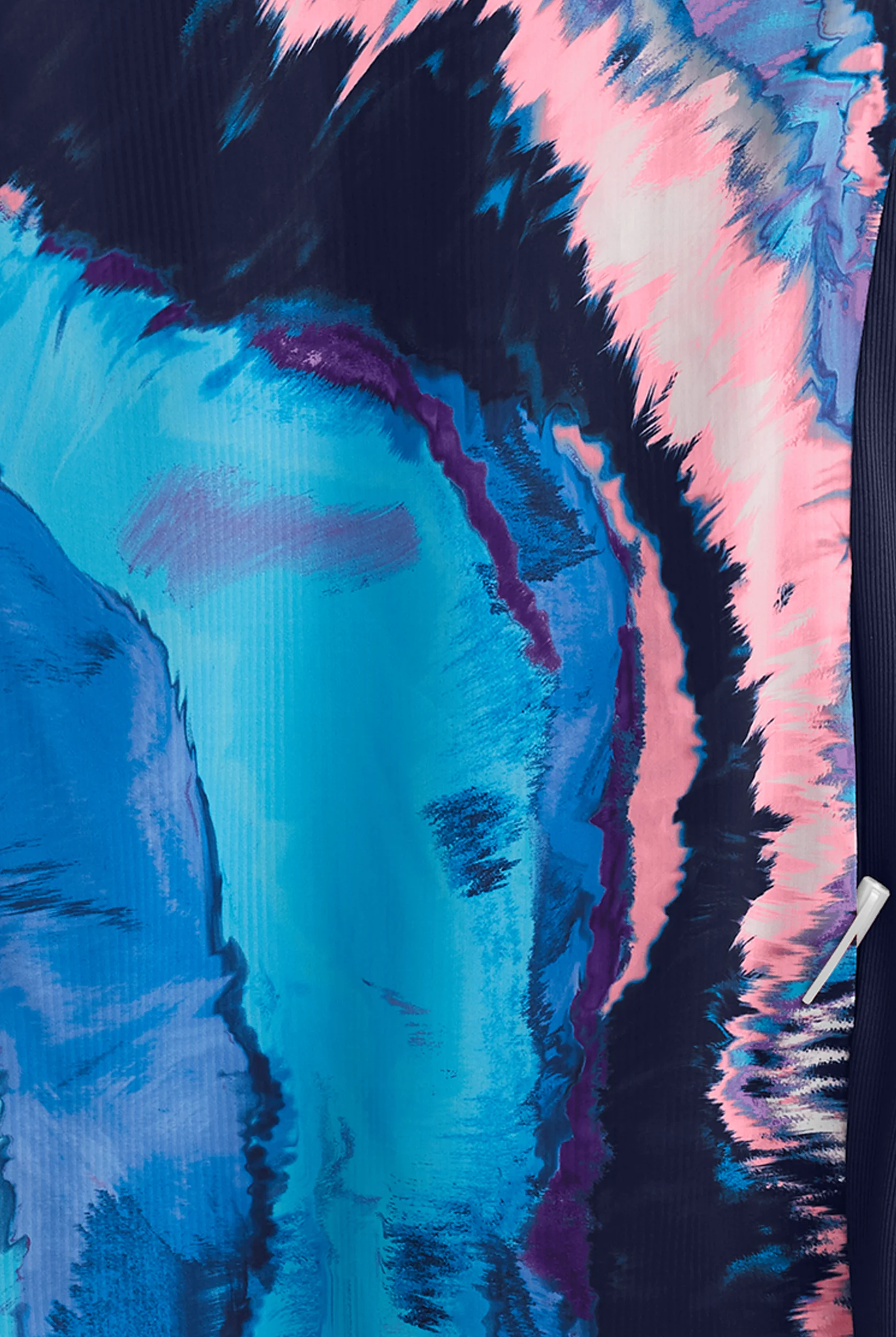 koi Lite™ Reform Blue Marble Women's 2-Pocket V-Neck Print Scrub Top