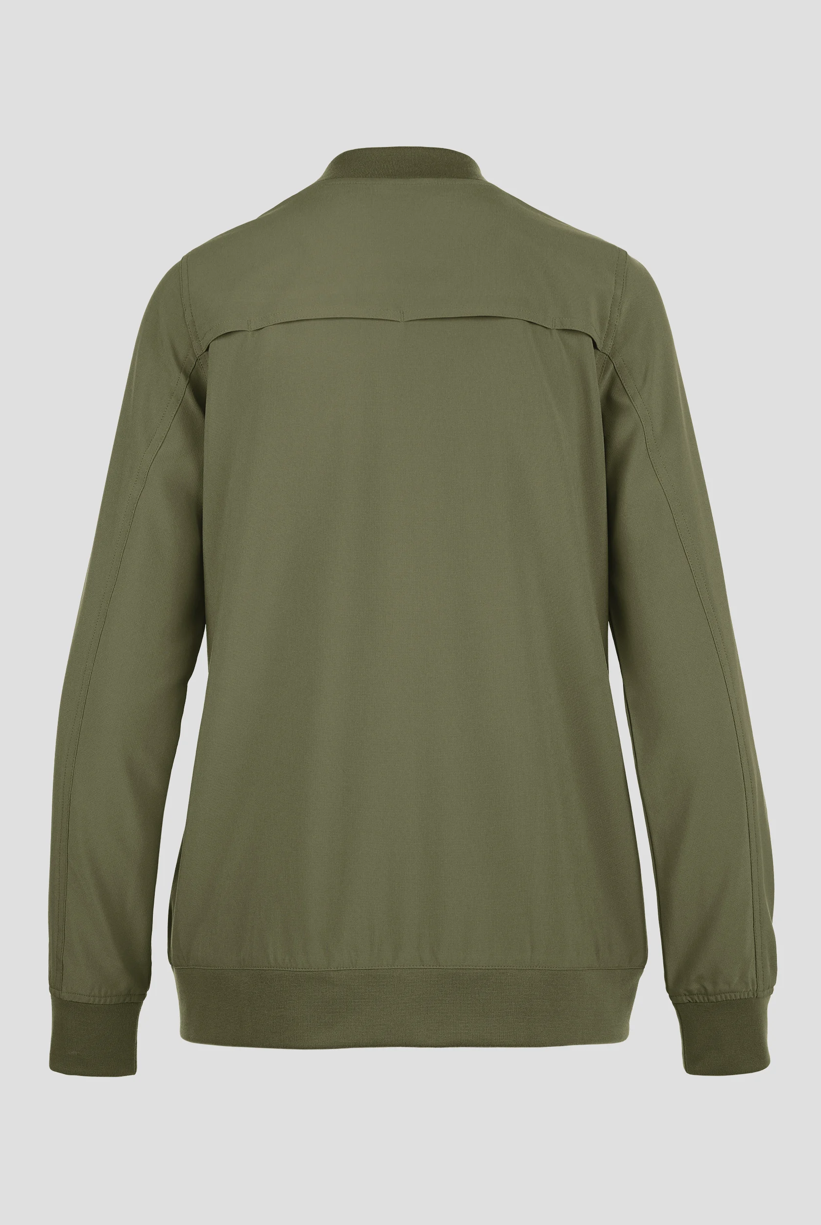 Carhartt Force Cross-Flex Rugged Flex Women's 6-Pocket Rib Trim Lightweight Zip Bomber Scrub Jacket