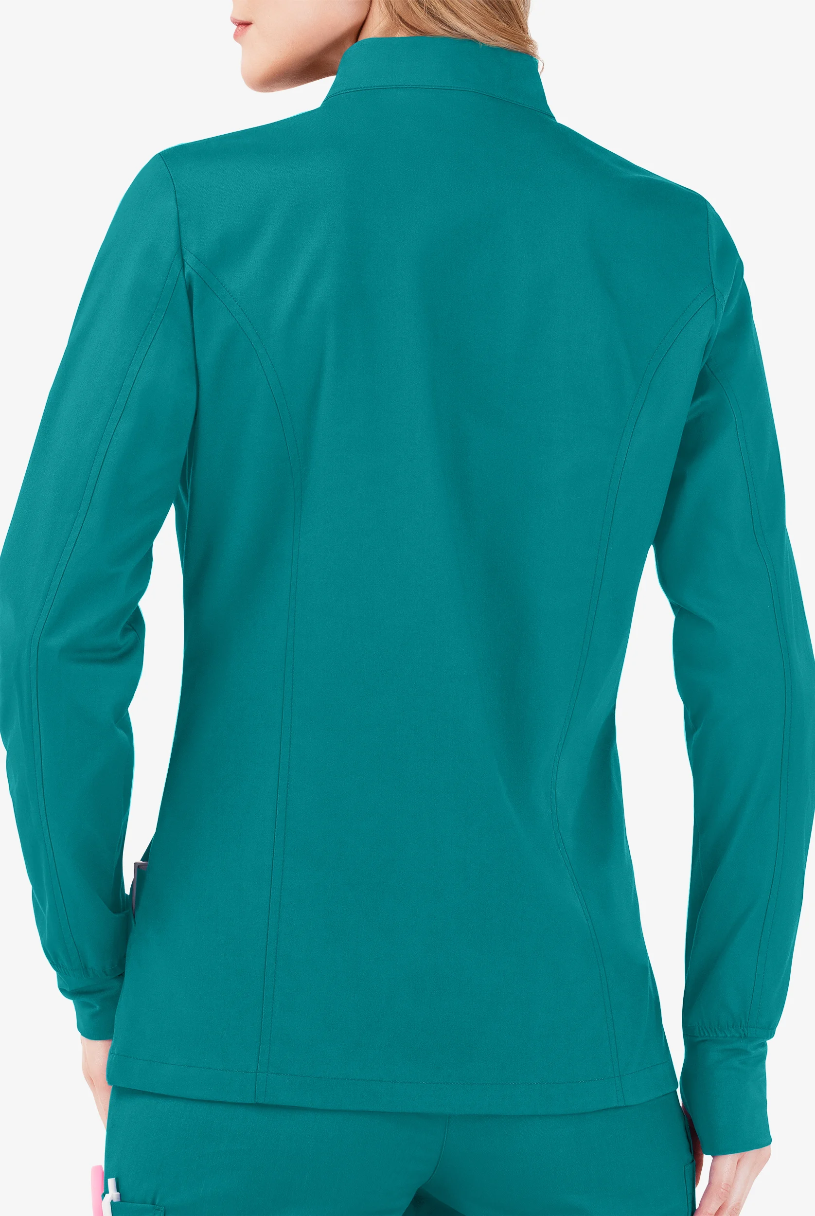 Butter-Soft STRETCH Women's 3-Pocket Zip Front Scrub Jacket