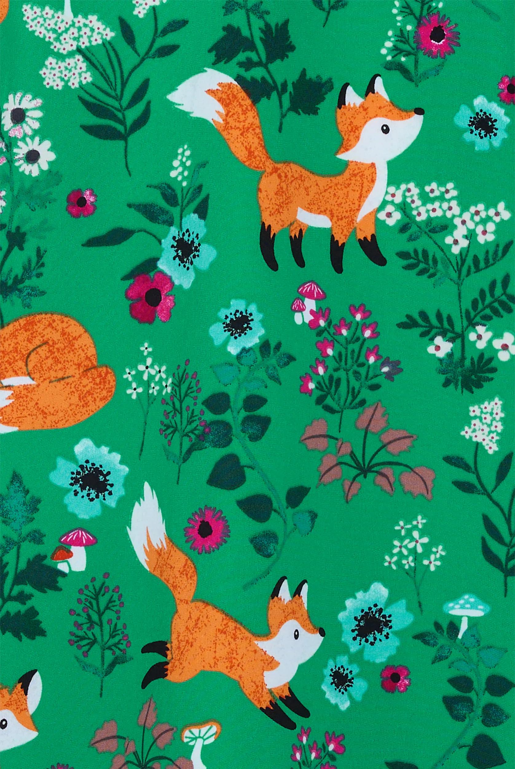 Cherokee Wild Foxx Women's 2-Pocket STRETCH V-Neck Print Scrub Top