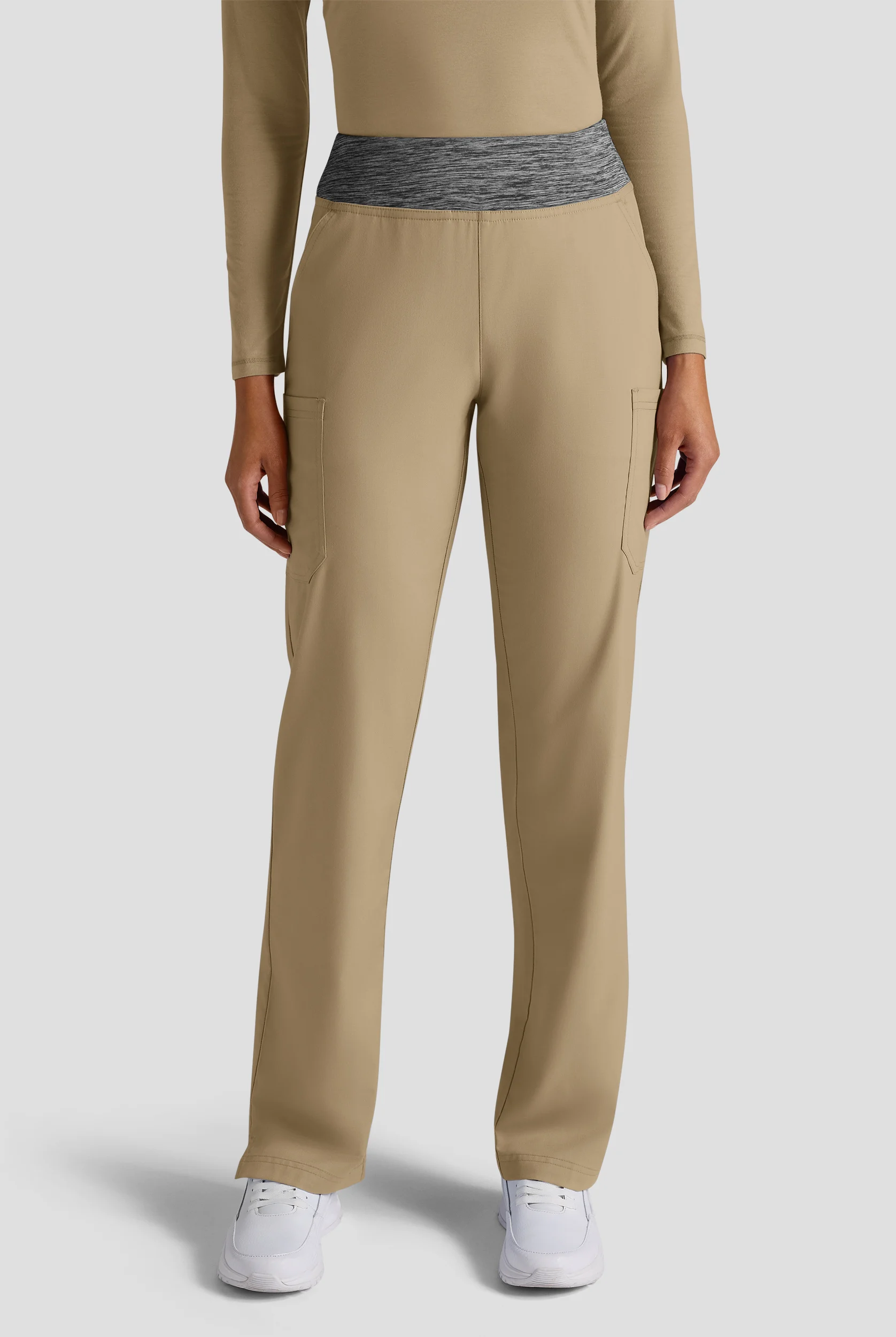 Butter-Soft STRETCH FLXTEK+ Women's 4-Pocket Knit Waistband Yoga Scrub Pants