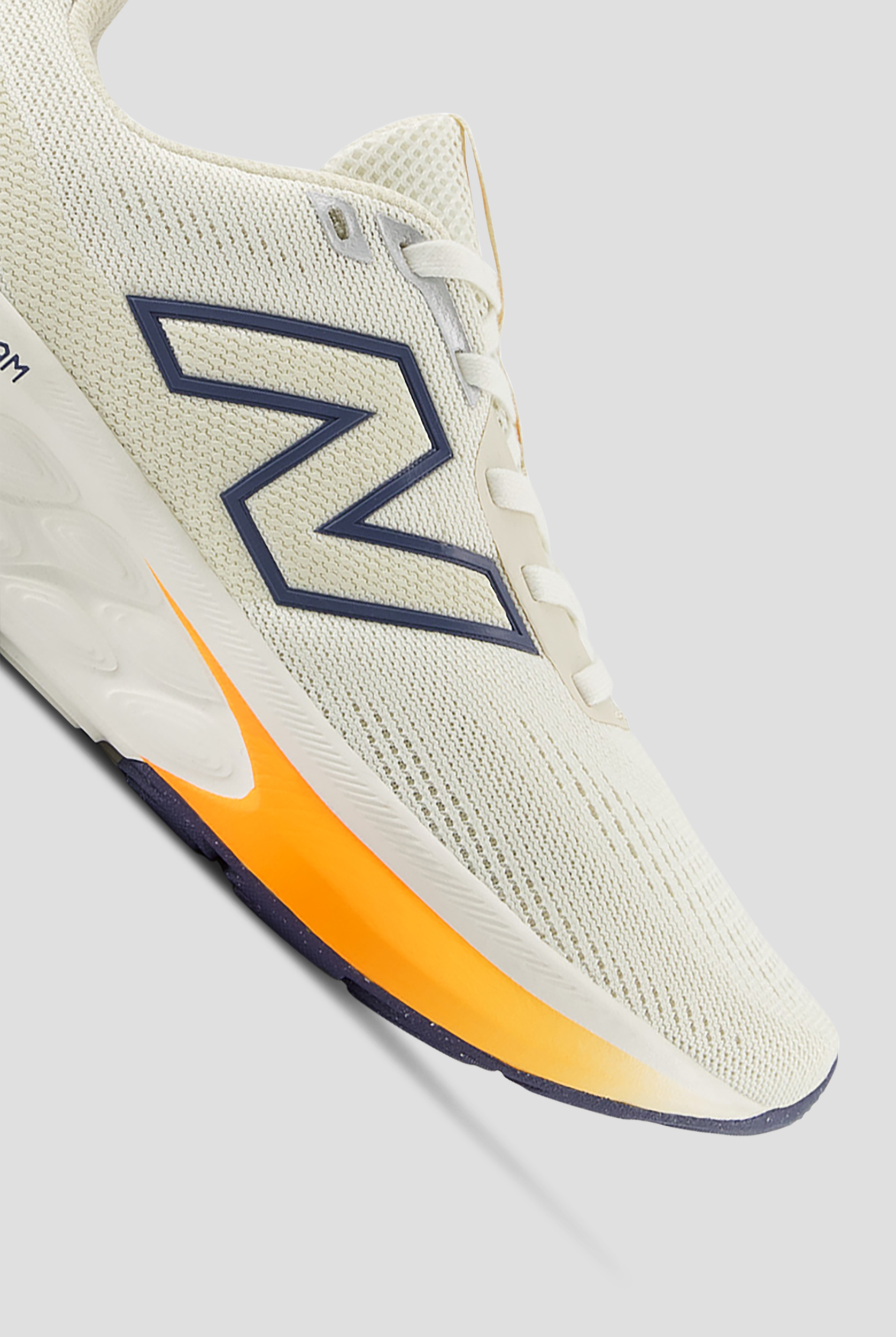 New Balance Women's Fresh Foam 520 Sea Salt Linen Hot Mango Athletic Lace Up Shoes