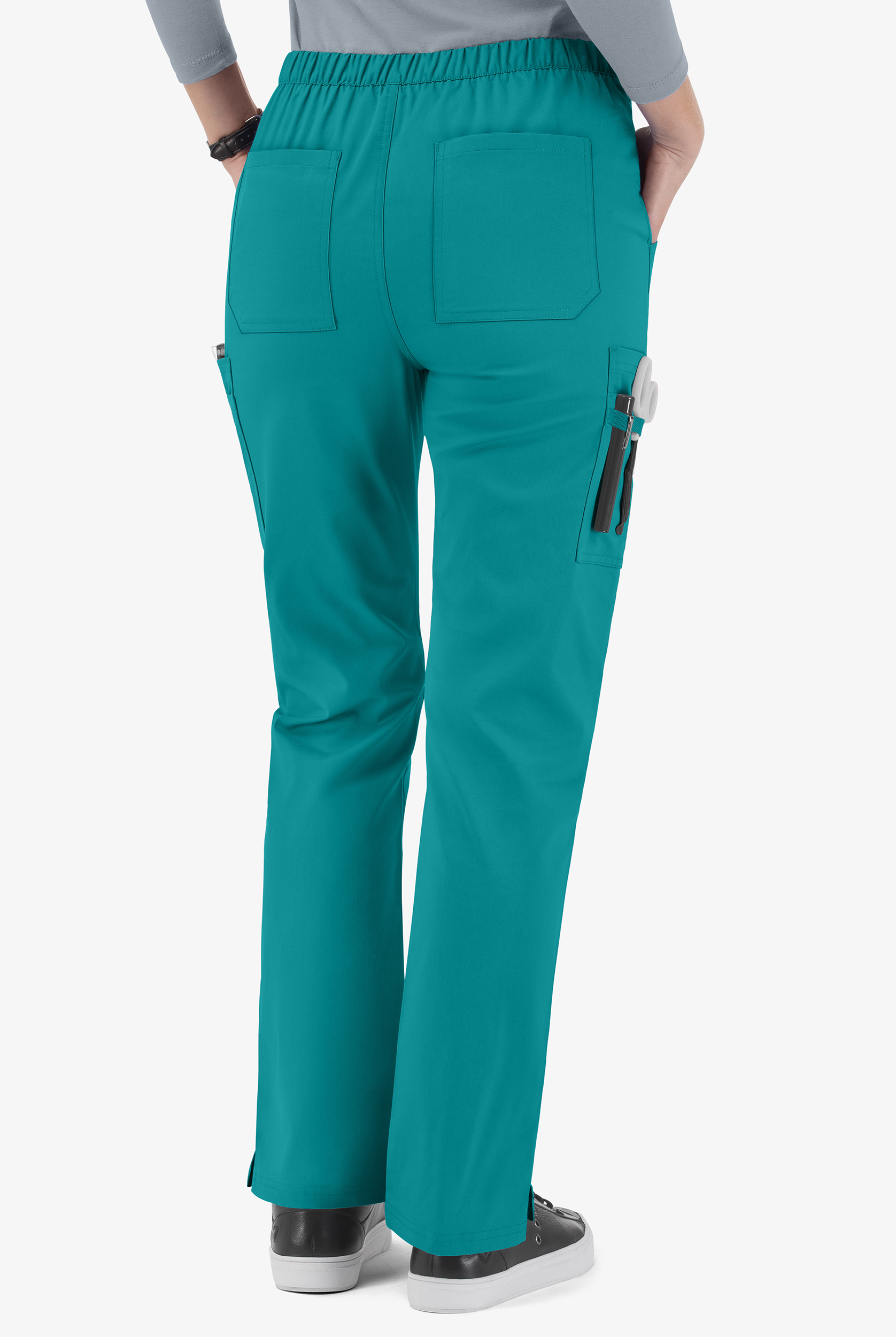 Butter-Soft STRETCH Women's 11-Pocket Drawstring Scrub Pants