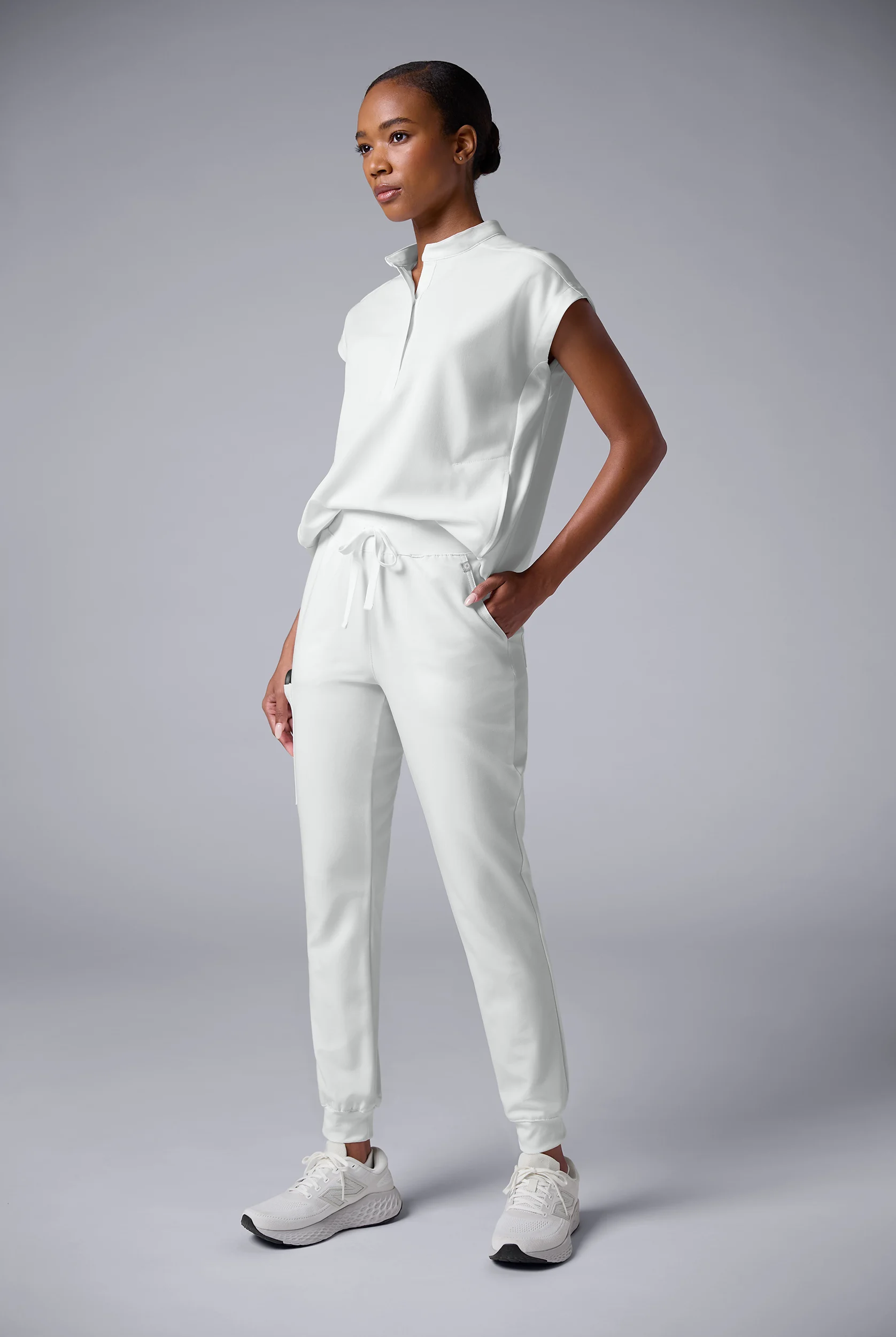 Hypothesis Women's Meta Oversized Dolman Sleeve Scrub Top