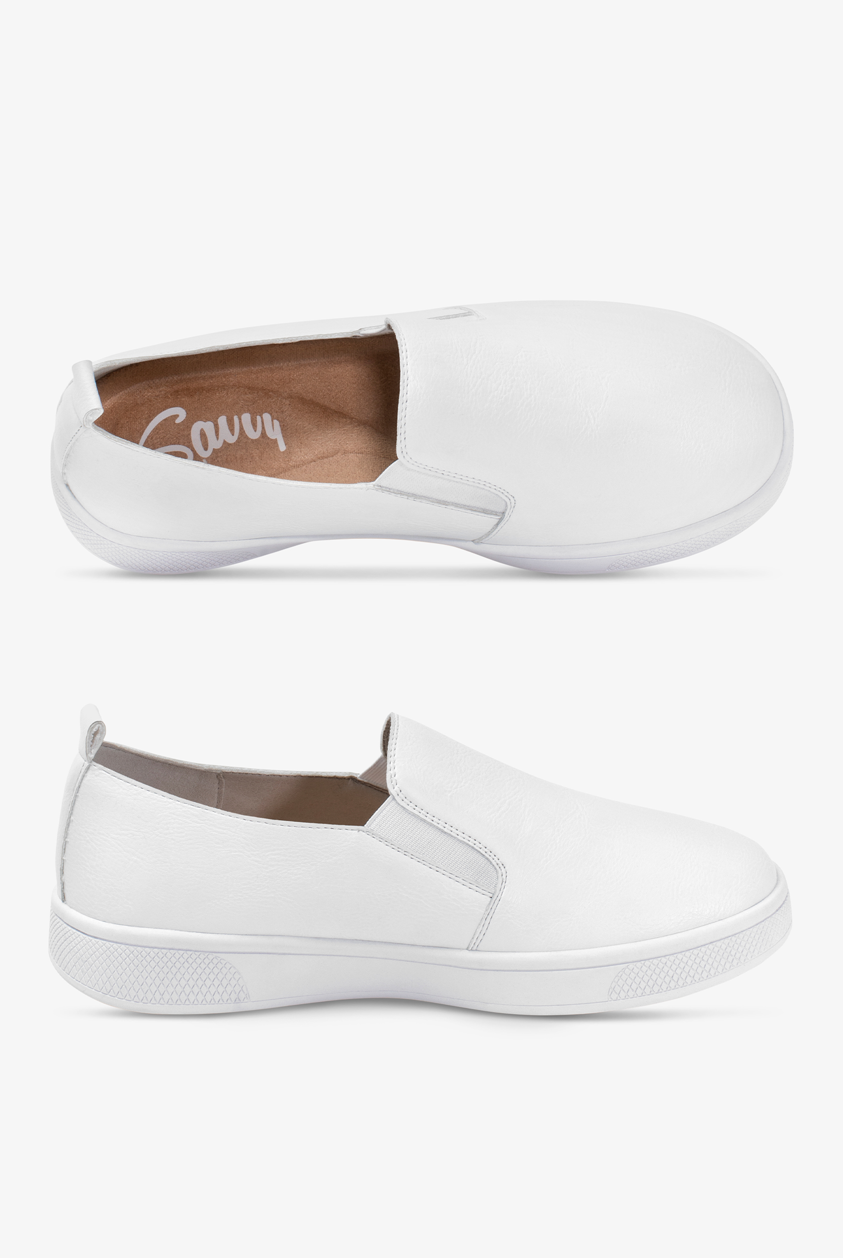 Savvy Women's Vanna Slip Resistant Slip-on Shoe