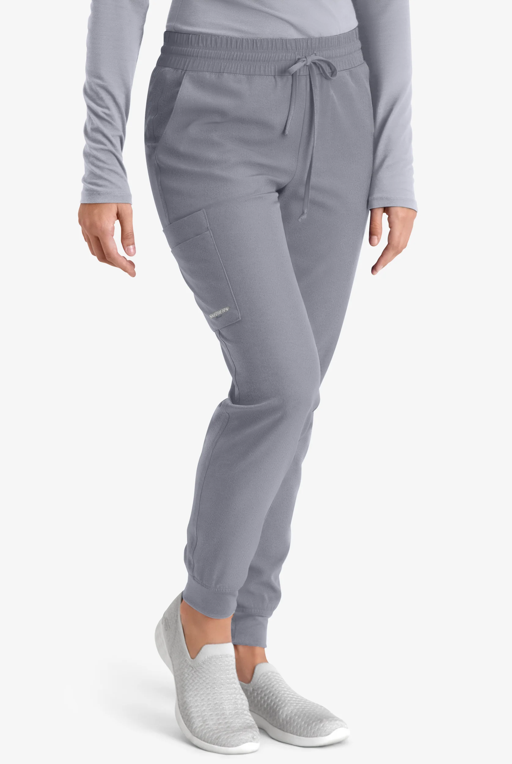 Skechers by Barco Theory Women's 4-Pocket STRETCH Cargo Jogger Scrub Pants