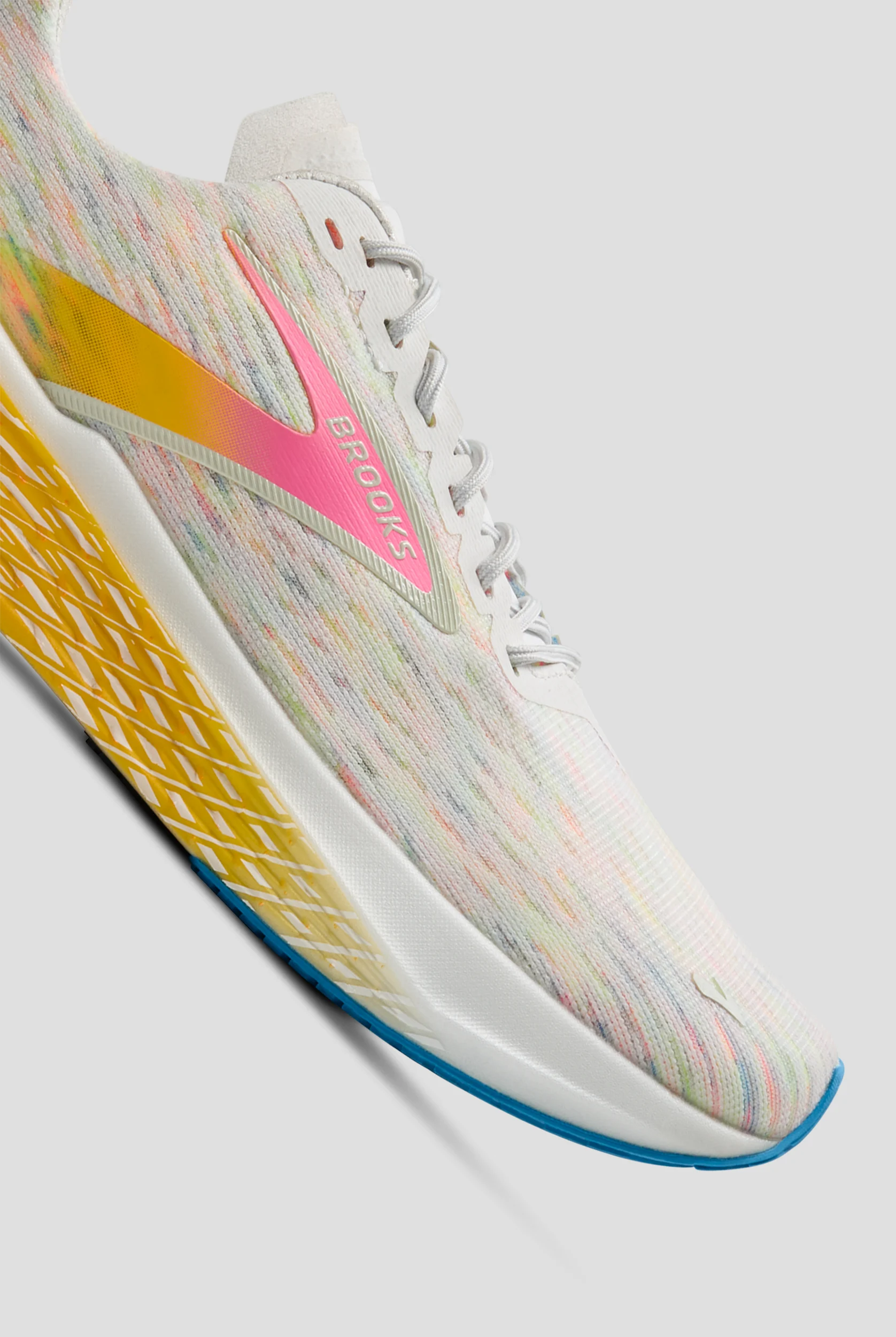 Zapatillas deportivas Brooks Hyperion 2 White/Murmur/Sugar Plum con cordones para mujer