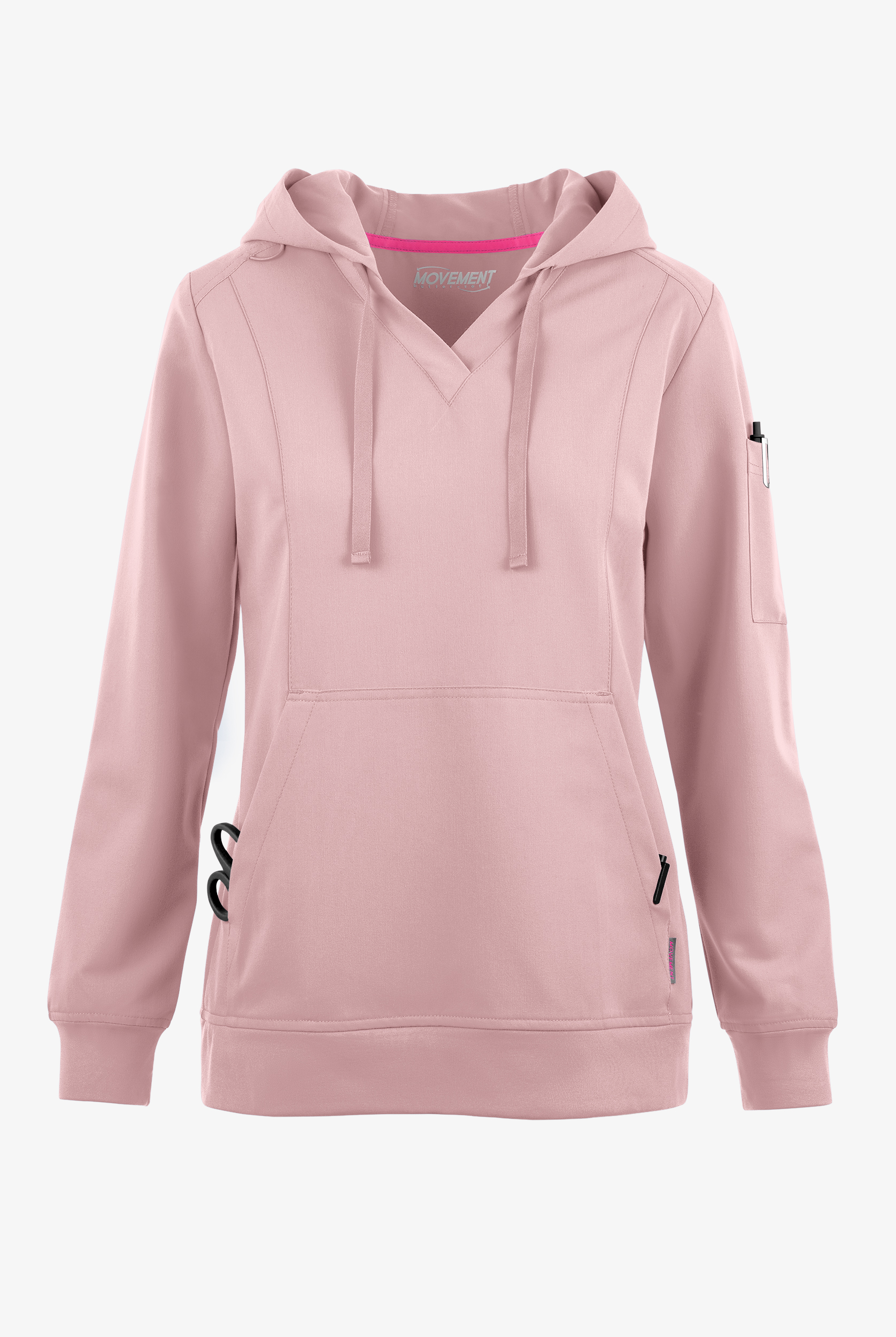 MOVEMENT by Butter-Soft Sirius Women's 4-Pocket Long Sleeve STRETCH Scrub Hoodie