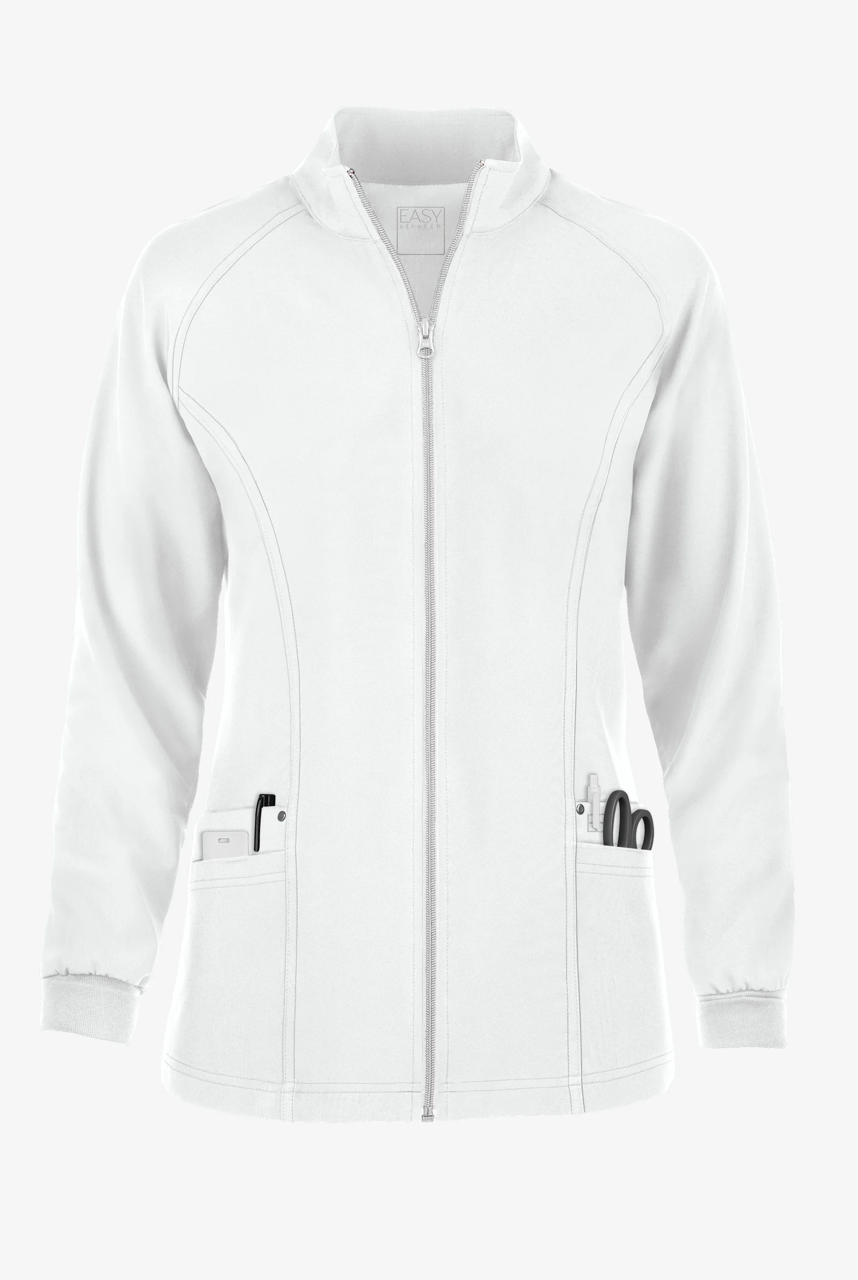 Easy STRETCH Zadie Women's 4-Pocket Raglan Scrub Jacket