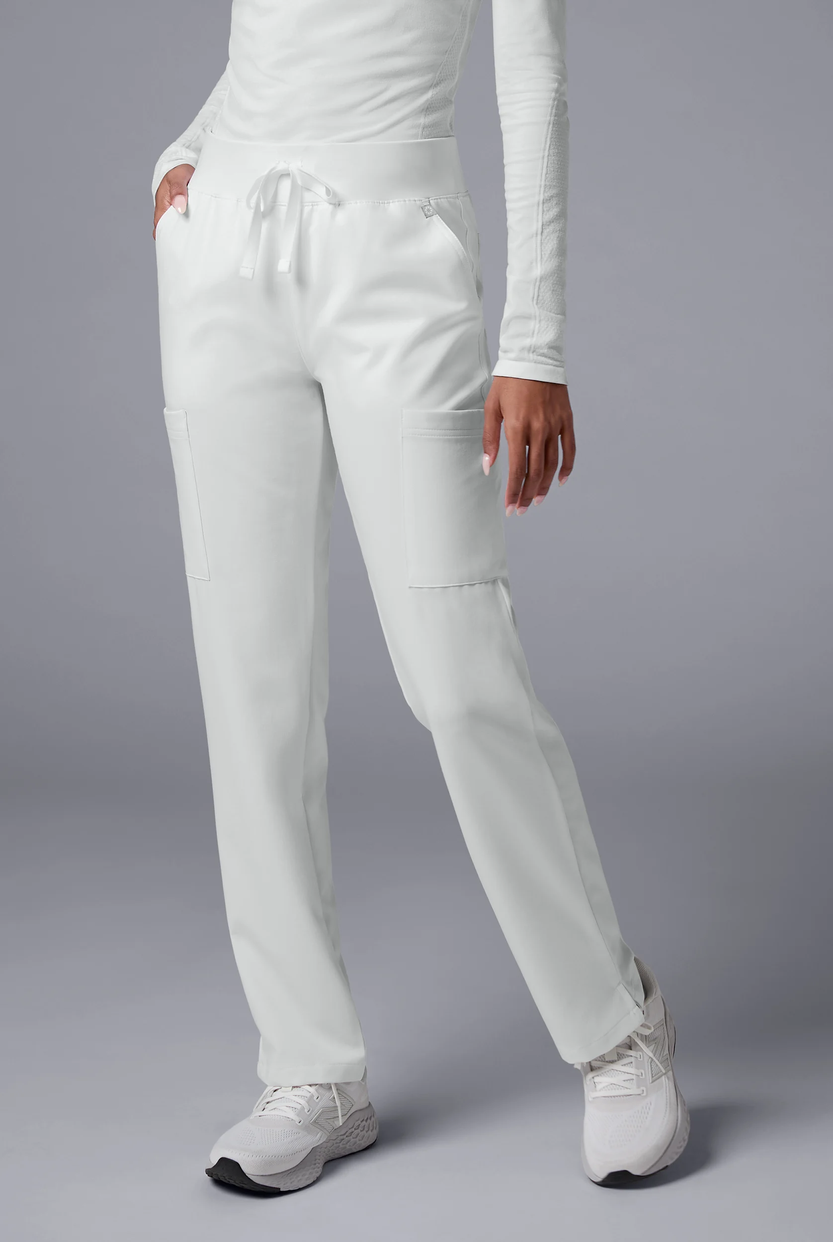 Hypothesis Women's Base 7-Pocket Straight Leg Cargo Scrub Pant