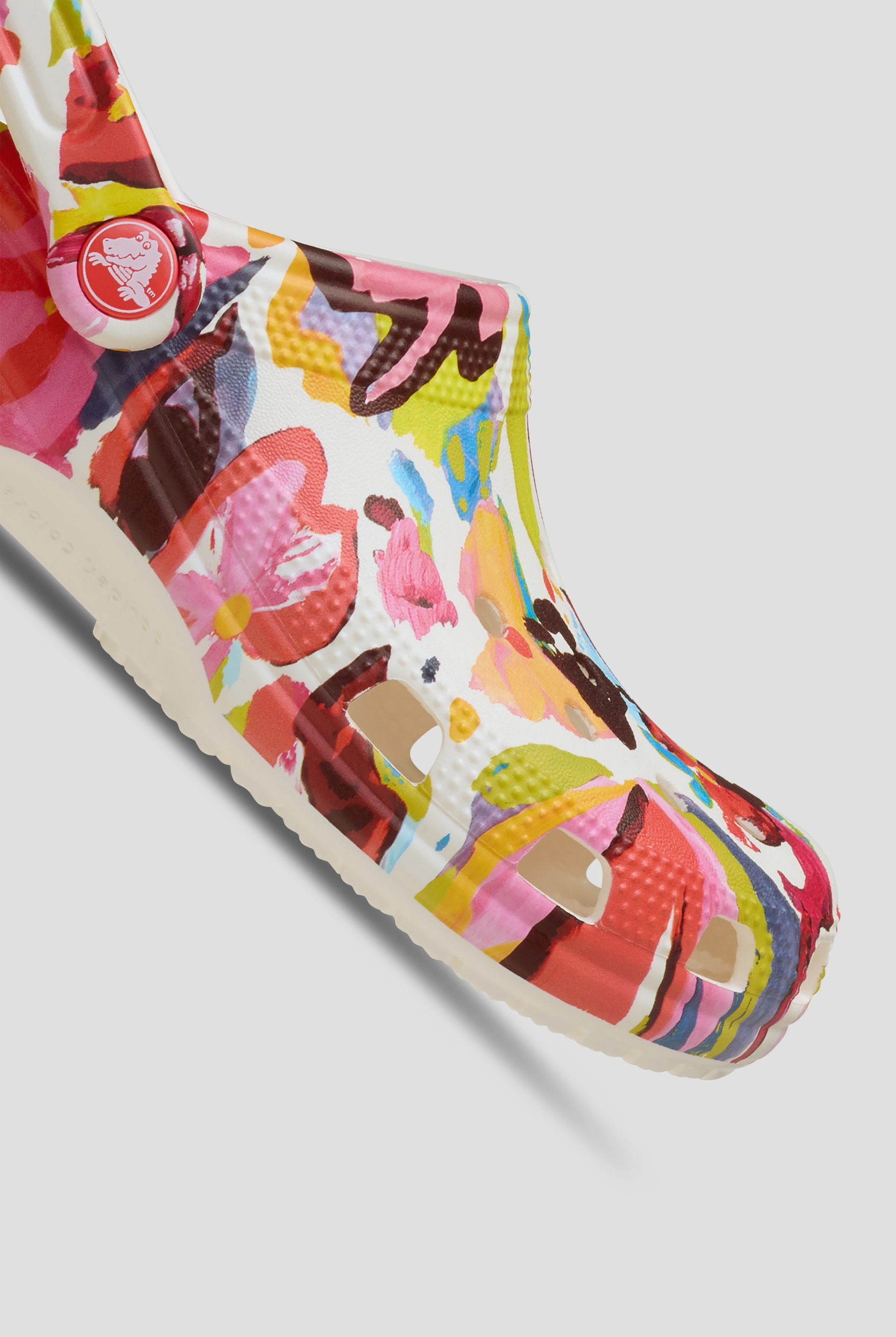 Crocs™ Womens Classic Floral Painted Clog