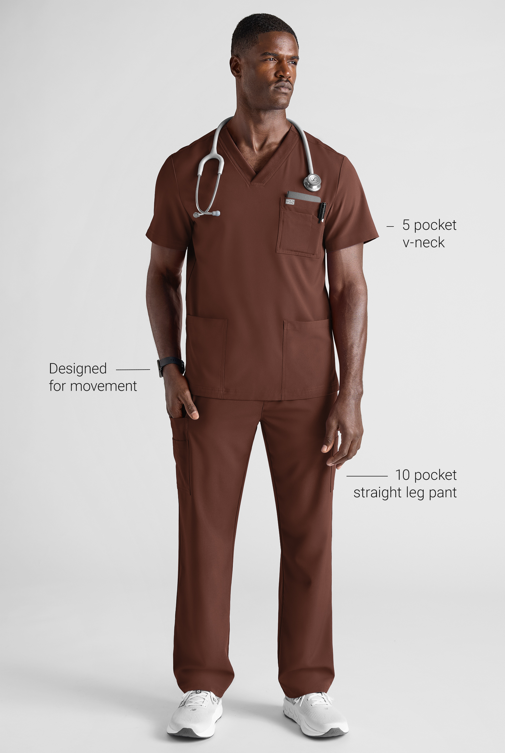 Easy STRETCH Men's Scrub Set