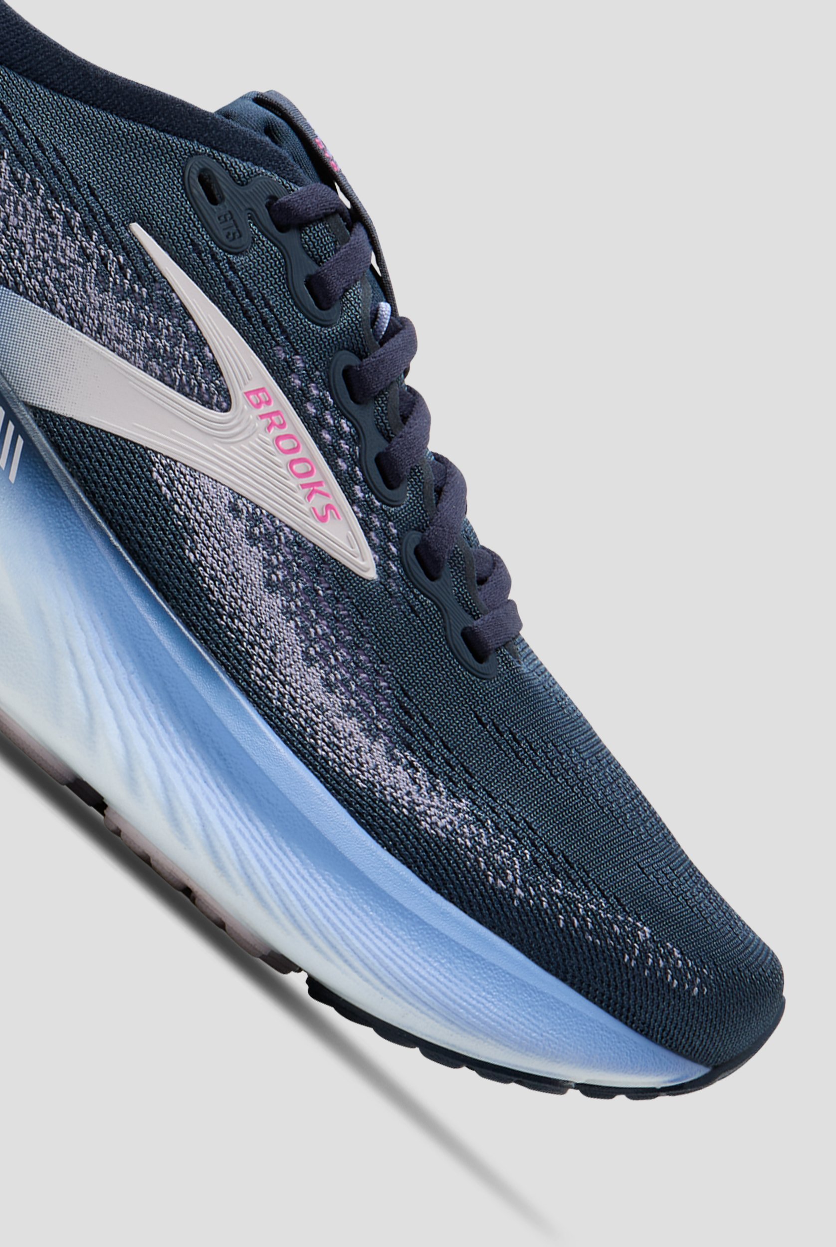 Brooks Women's Adrenaline GTS 25 Spellbound/Blazing Bell/Pink Athletic Lace Up Shoes