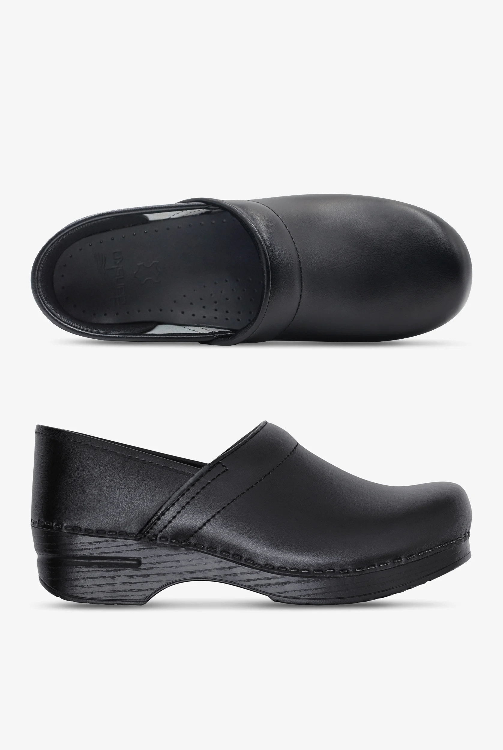 Dansko Unisex Professional Box Leather Clogs