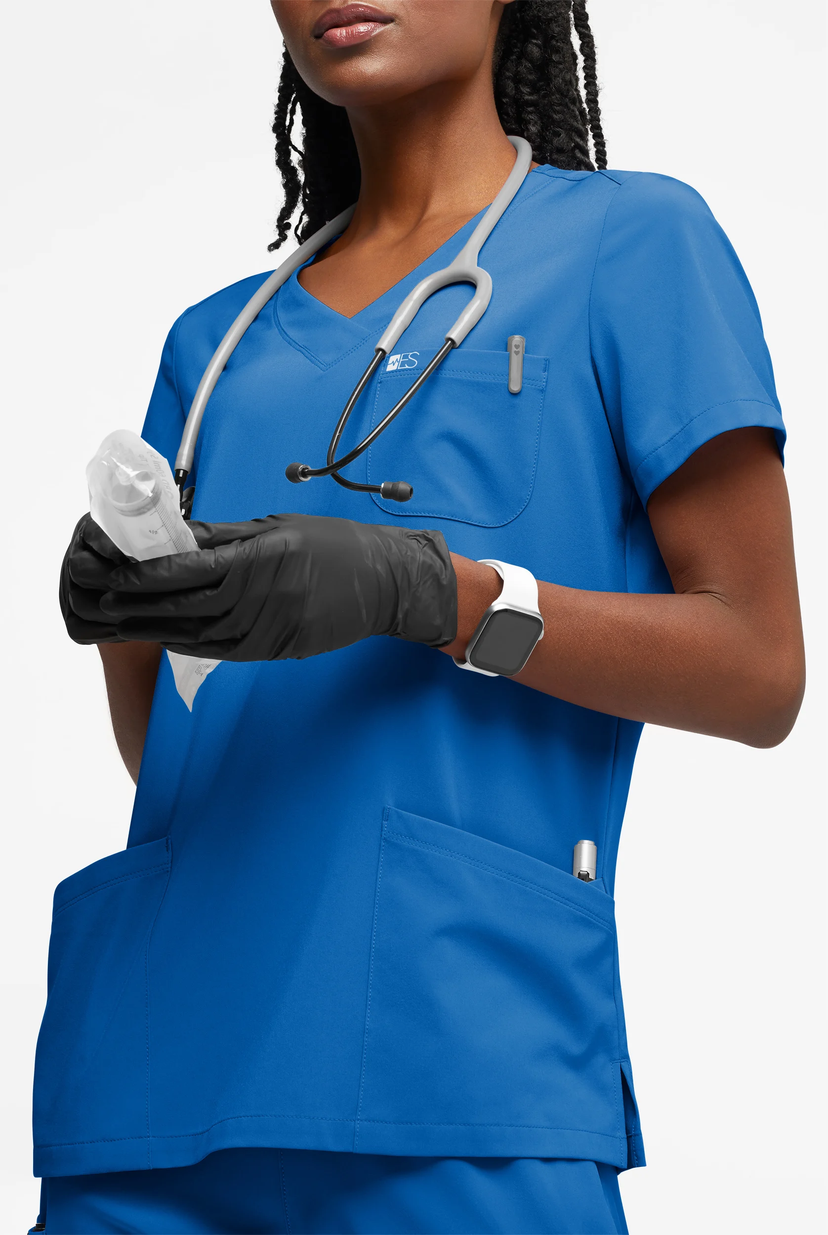 Easy STRETCH Tessa Women's 5-Pocket V-Neck Scrub Top