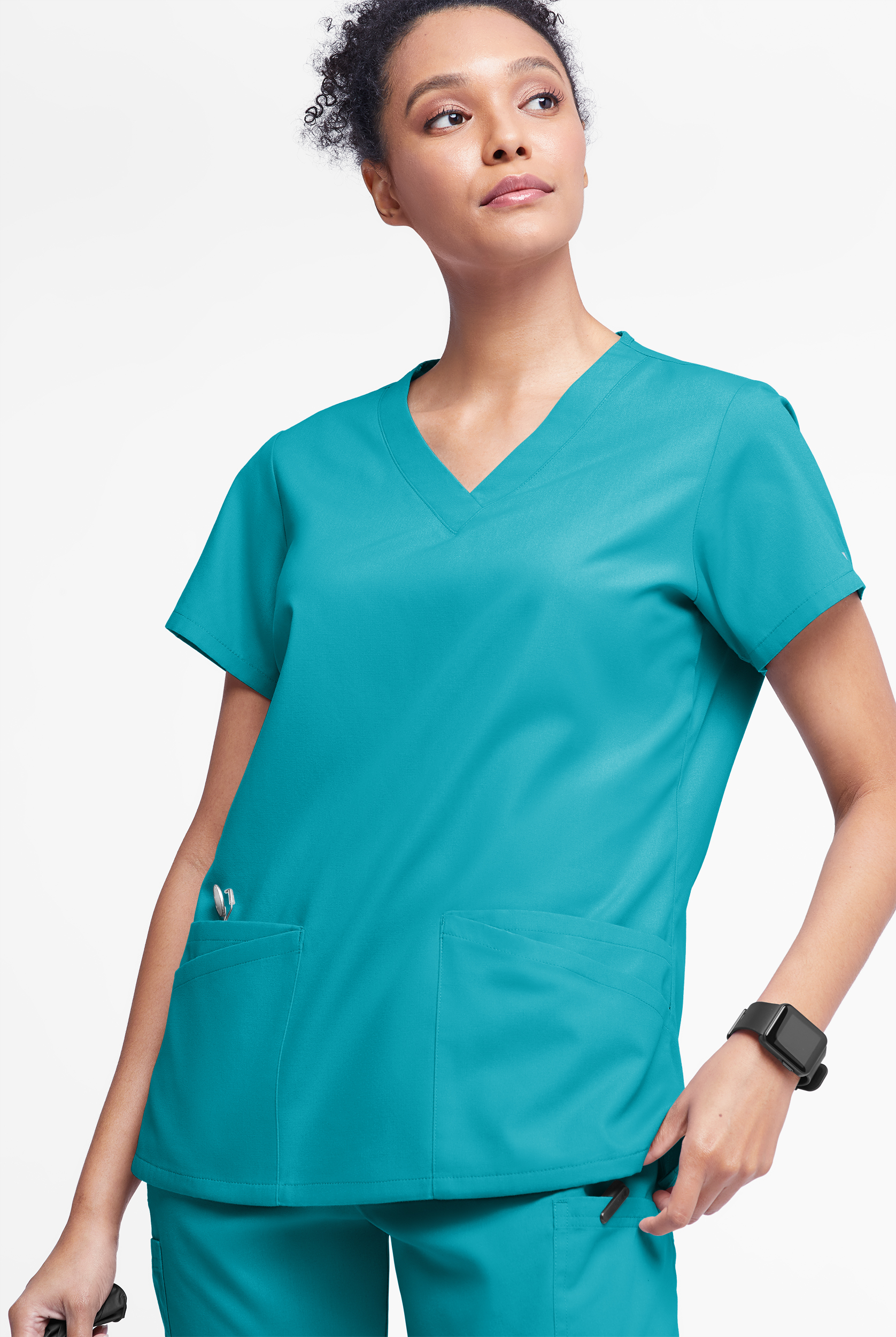 Butter-Soft Originals Women's 6-Pocket V-Neck Scrub Top