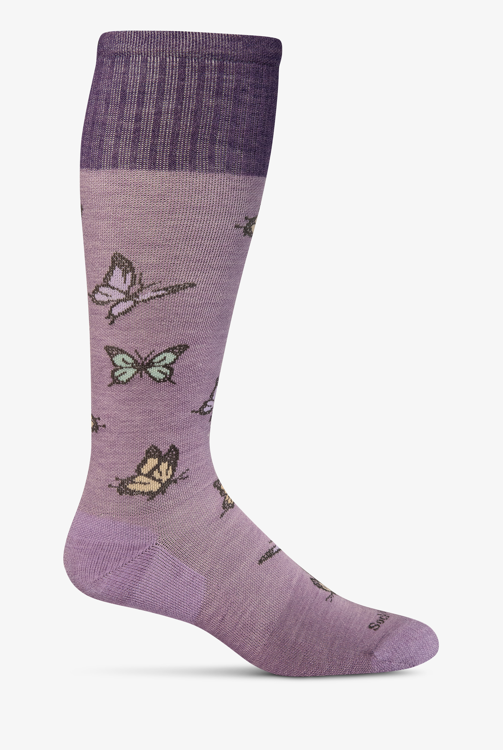 Sockwell Flutter Lavender Women's 20-30 mmHg Firm Compression Socks