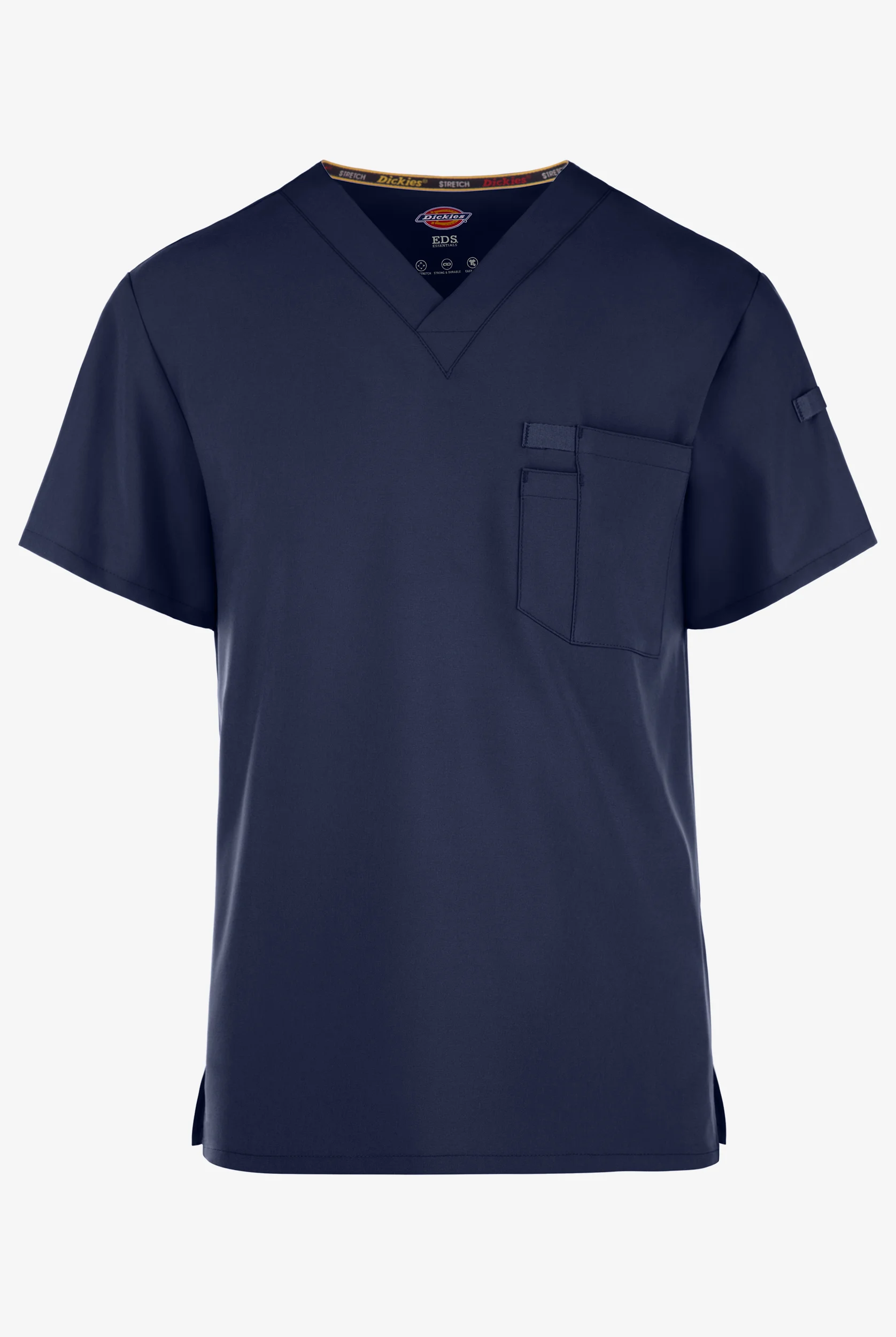 Dickies EDS Essentials Men's 1-Pocket STRETCH V-Neck Scrub Top