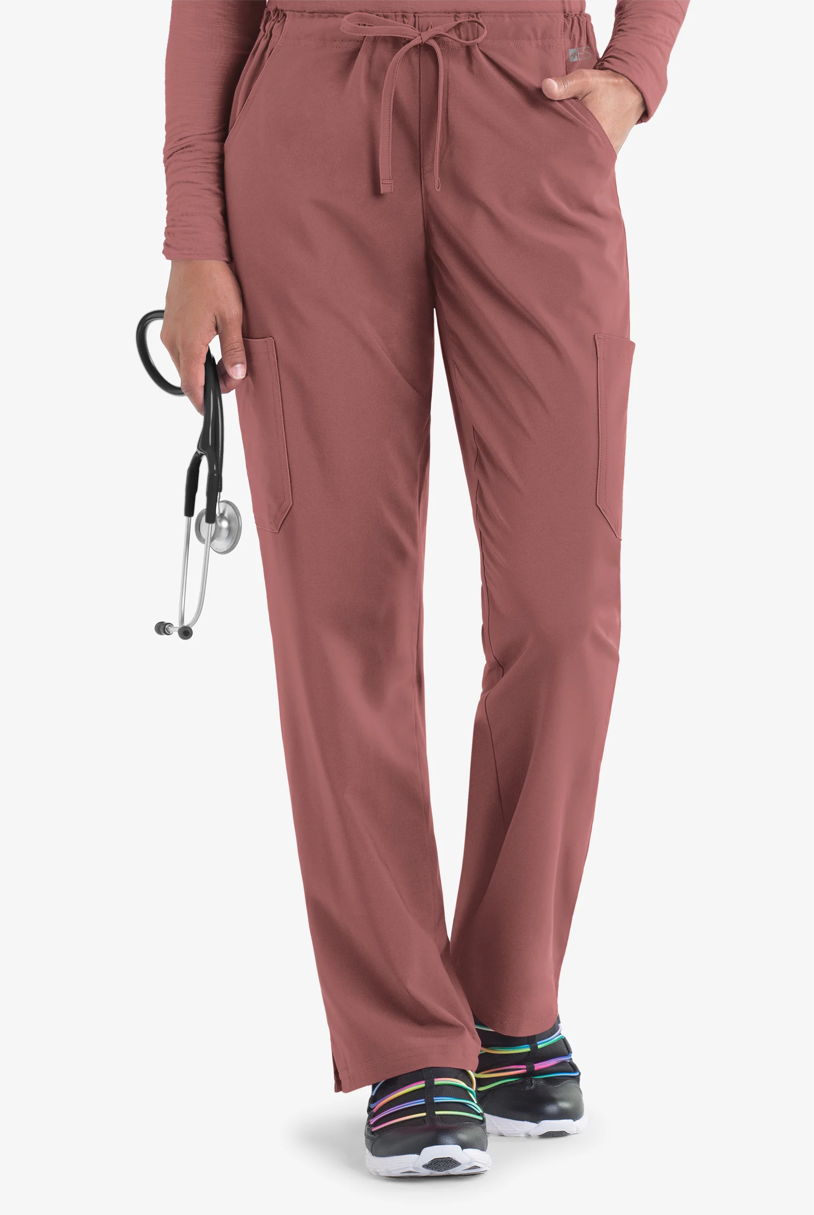 Pantal&oacute;n m&eacute;dico Easy STRETCH Eden con cord&oacute;n y 4 bolsillos para mujer