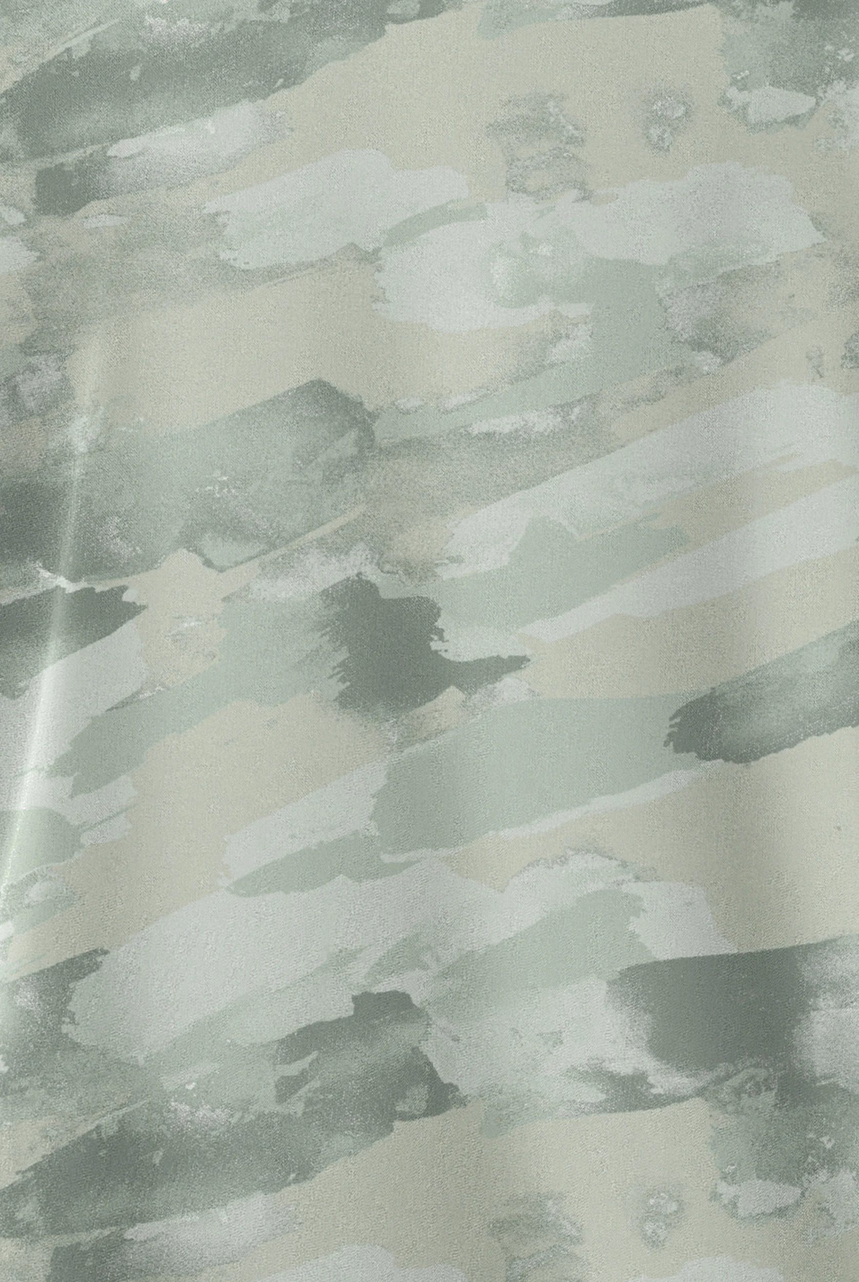 Butter-Soft STRETCH Marbled Camo Sage Green Women's 2-Pocket V-Neck Print Scrub Top
