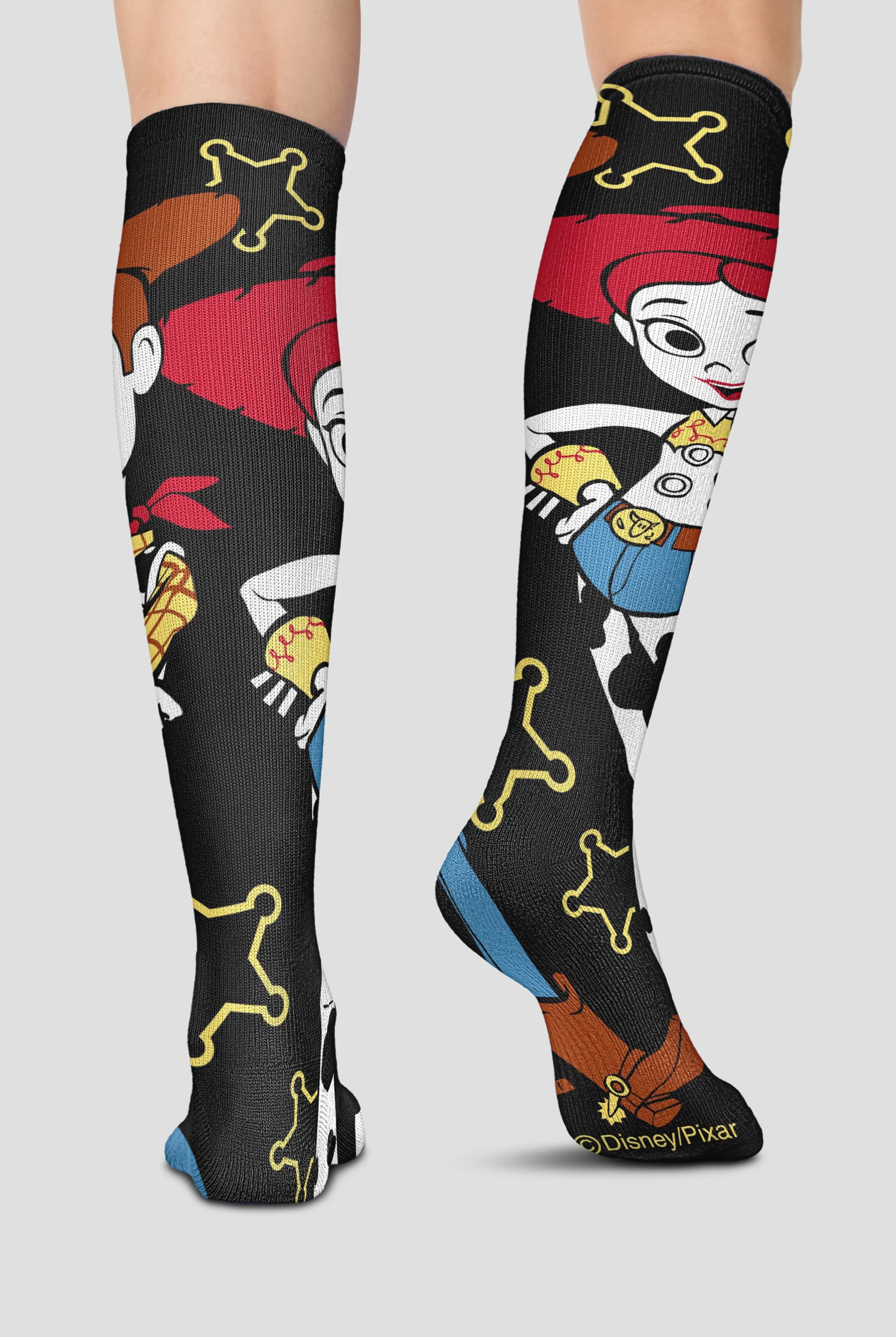 Tooniforms Cowboy Camaraderie Women's 10-15 mmHG Light Compression Socks