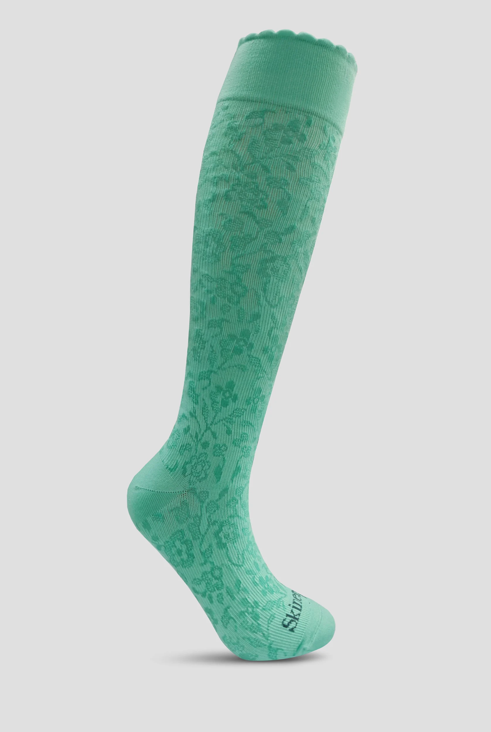 Skinergy Flowers 15-20 mmHG Women's Compression Socks