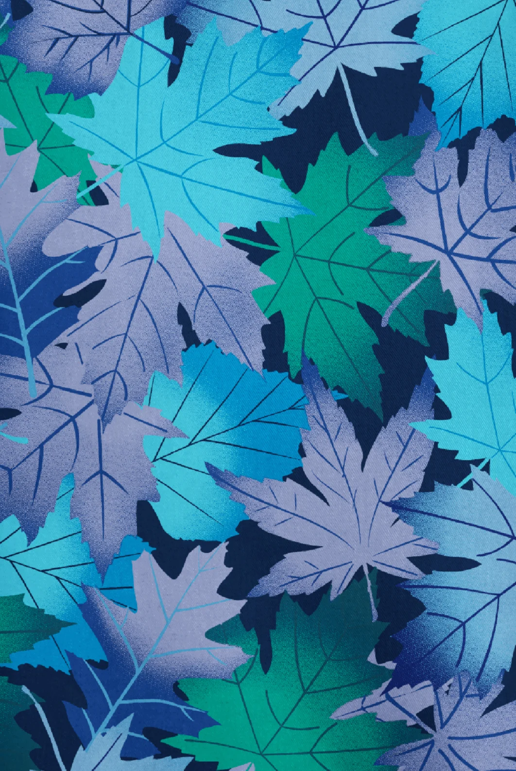 Blusa médica estampada UA Butter-Soft STRETCH Autumn Foliage Navy con 1 bolsillo para mujer