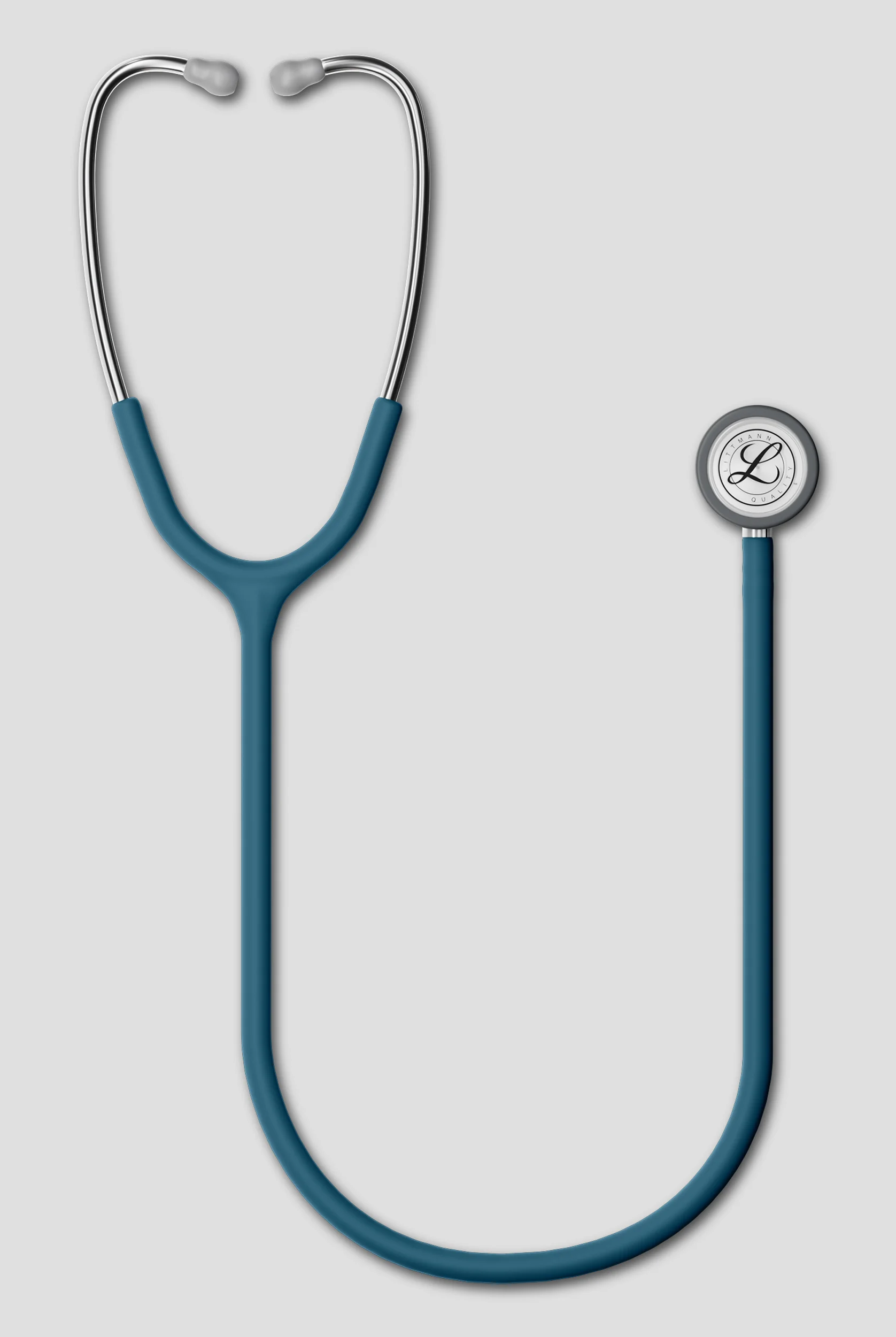 Estetoscopio 3M&trade; Littmann&reg; Cardiology IV&trade; con acabado de acero inoxidable y tubo satinado color Caribbean Blue