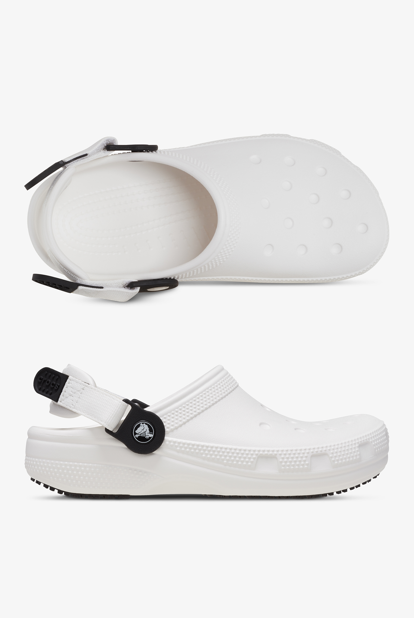 Crocs Unisex Classic Work White Clogs