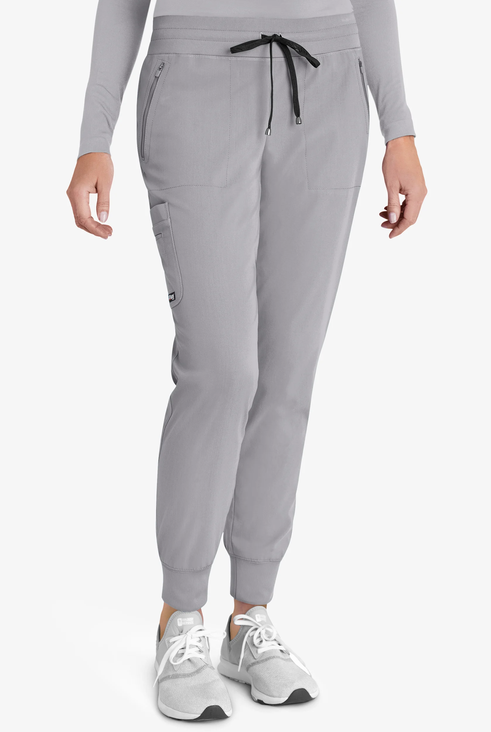 Grey's Anatomy by Barco Spandex STRETCH Eden Women's 5-Pocket Cargo Jogger Scrub Pants - Petite