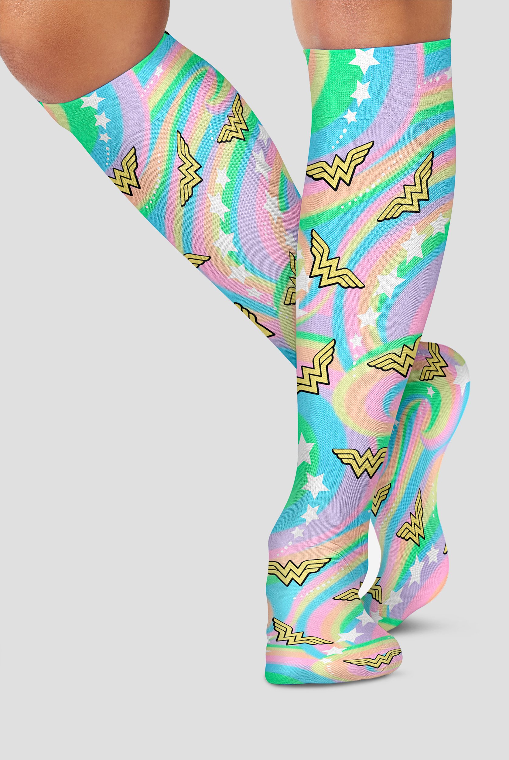 Tooniforms Sterling Star Women's 8-15 mmHg Light Compression Socks