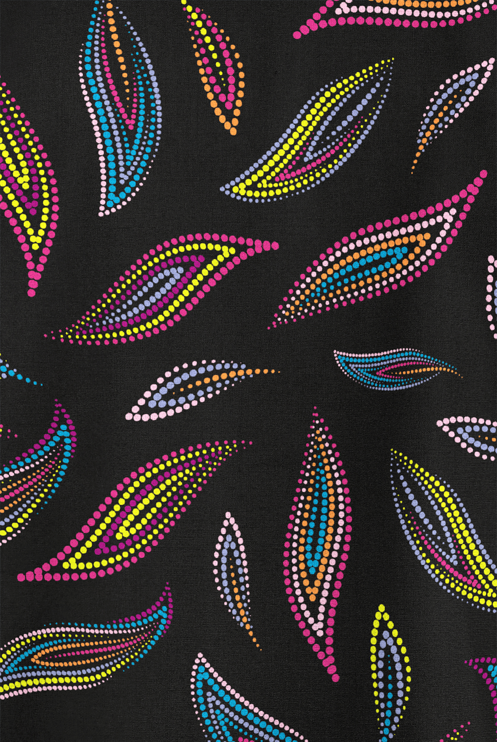 Chaqueta médica estampada Butter-soft Originals Color Symphony con 2 bolsillos para mujer