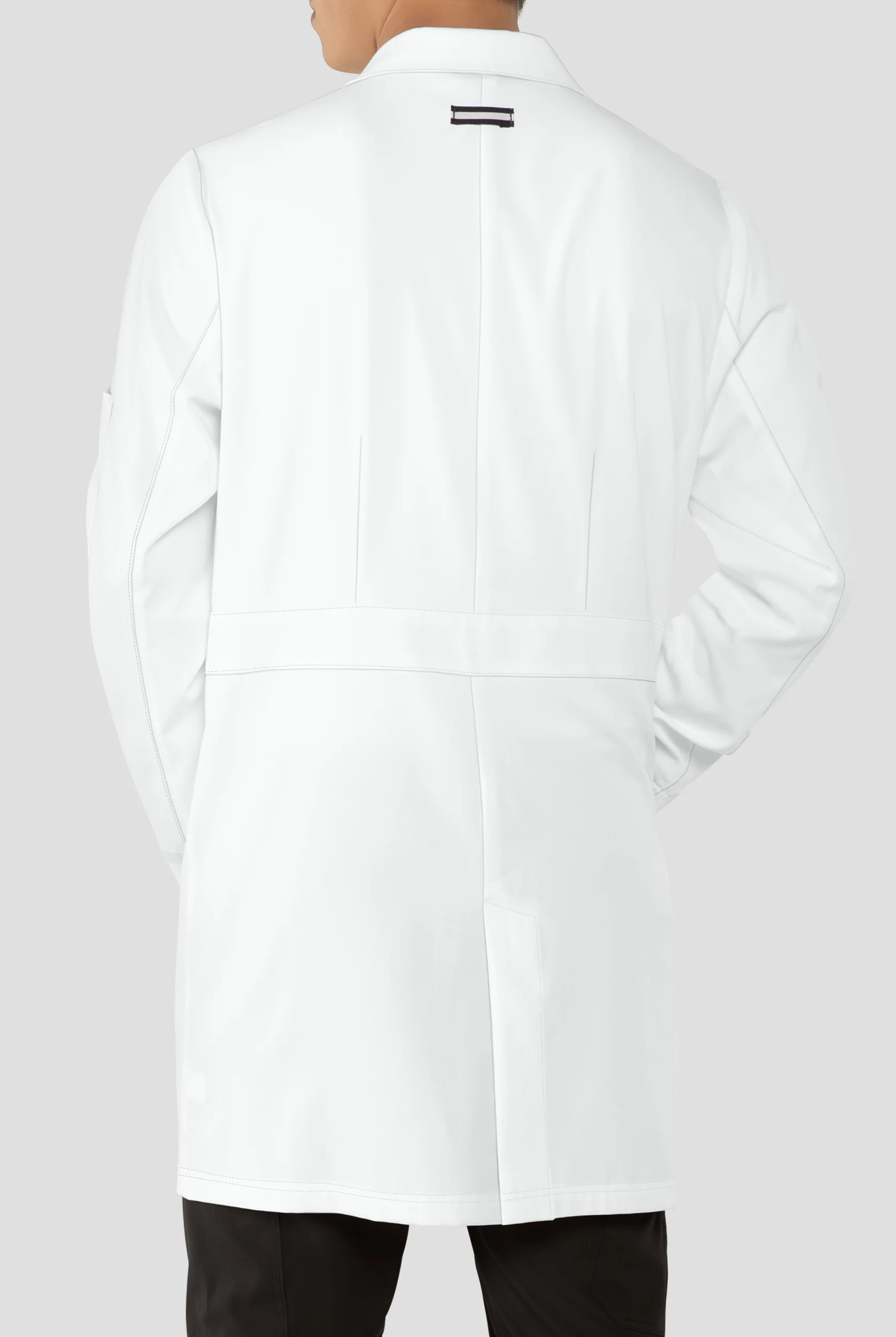 koi Essentials Men's 38" 5-Pocket Lab Coat