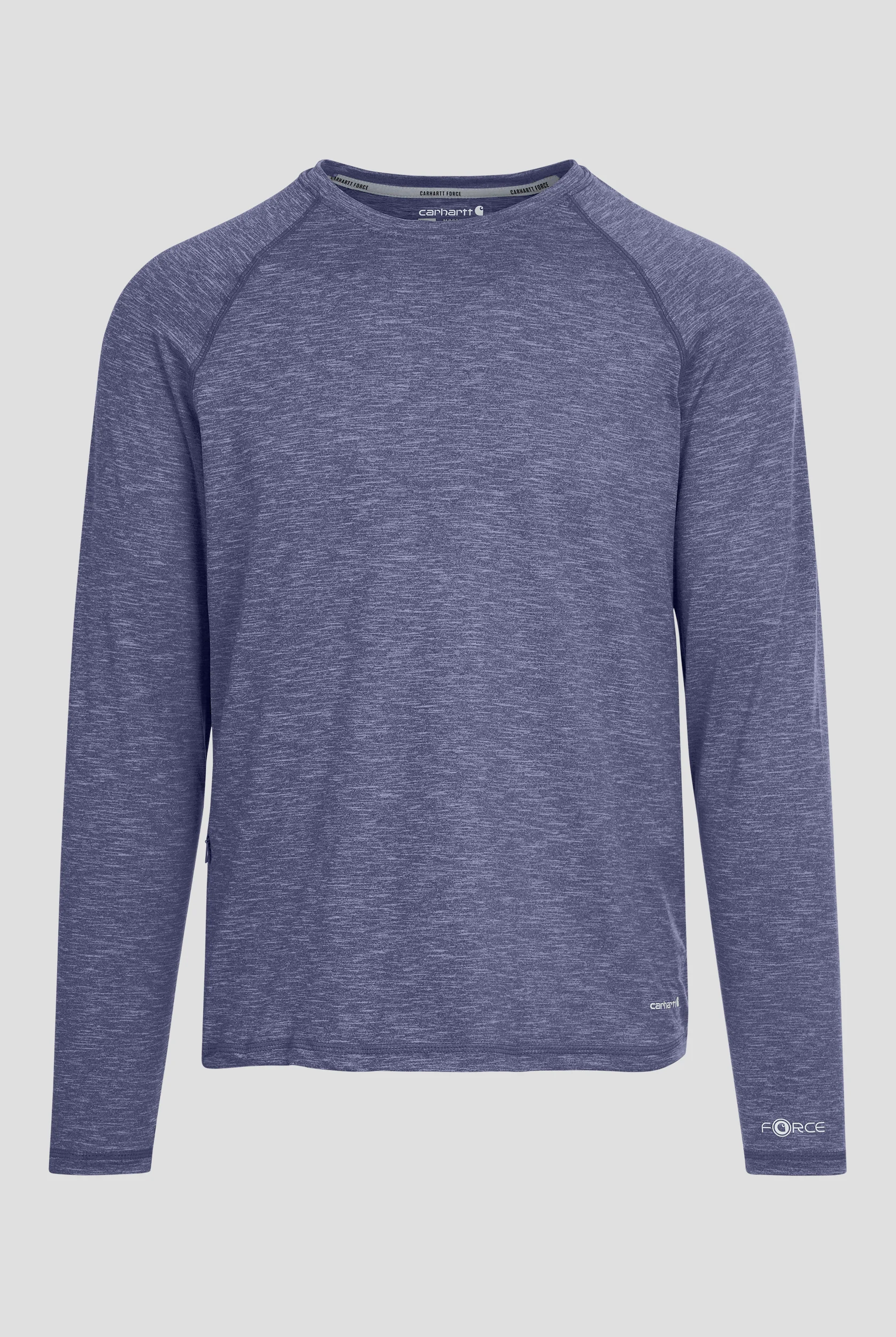 Camiseta m&eacute;dica Carhart Force estilo jaspeado con mangas ragl&aacute;n y 1 bolsillo para hombre