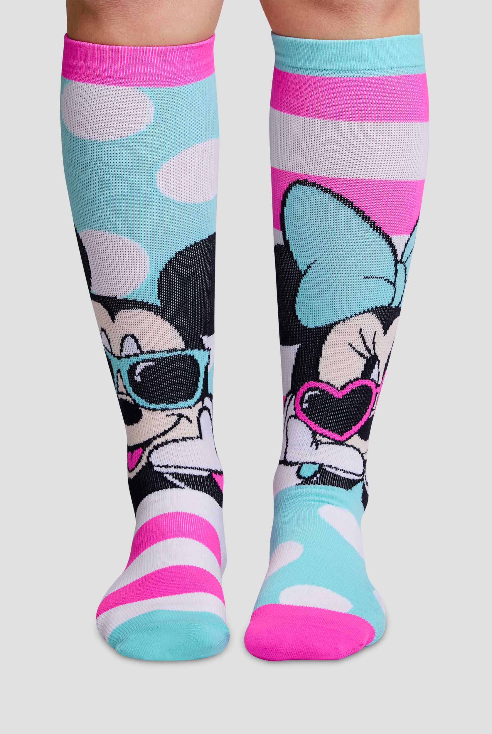 UA Exclusive Tooniforms Made For Minnie Women's 10-15 mmHg Light Compression Socks