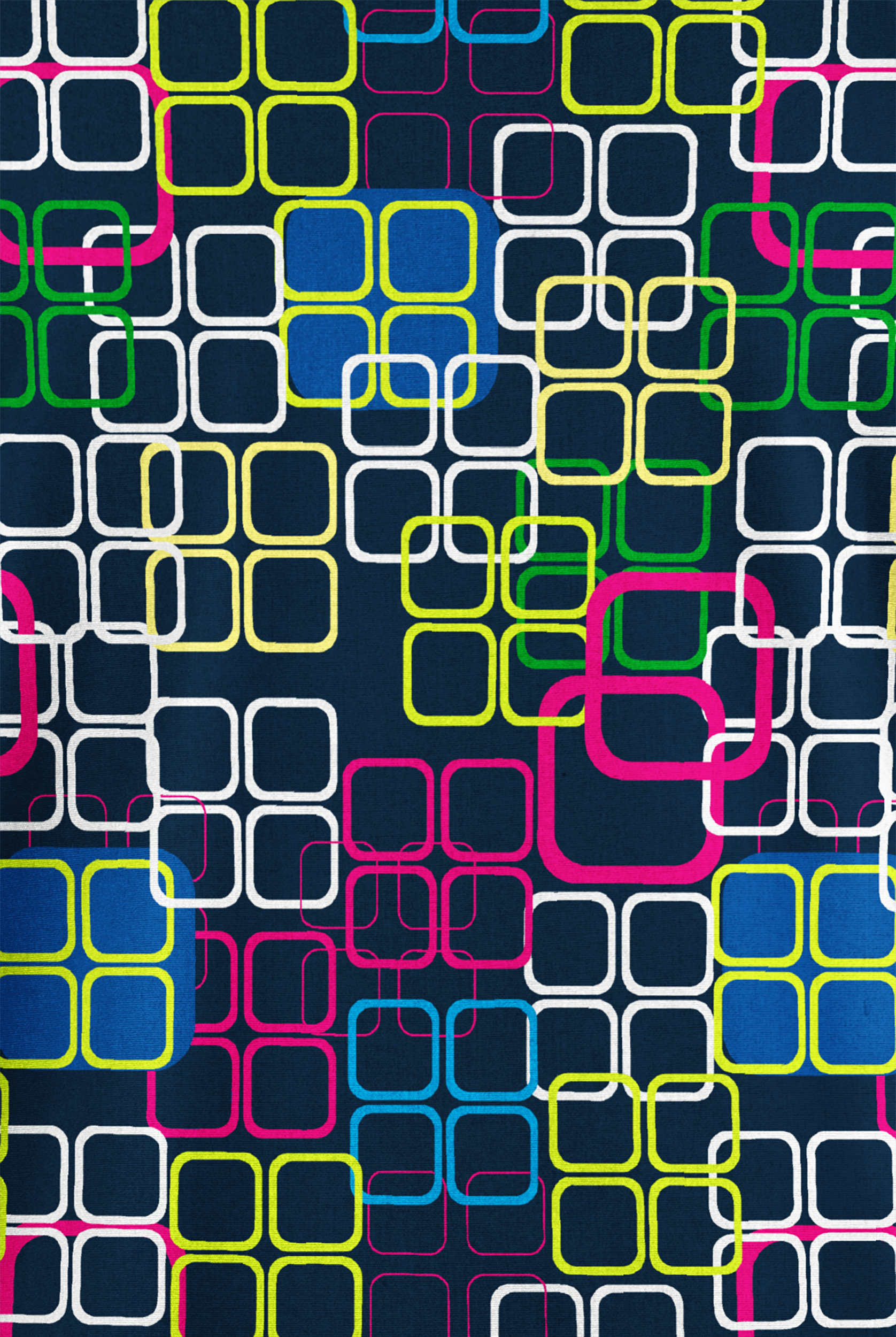 Butter-Soft Originals Roma Geo Navy Women's 2-Pocket Classic Fit V-Neck Print Scrub Top