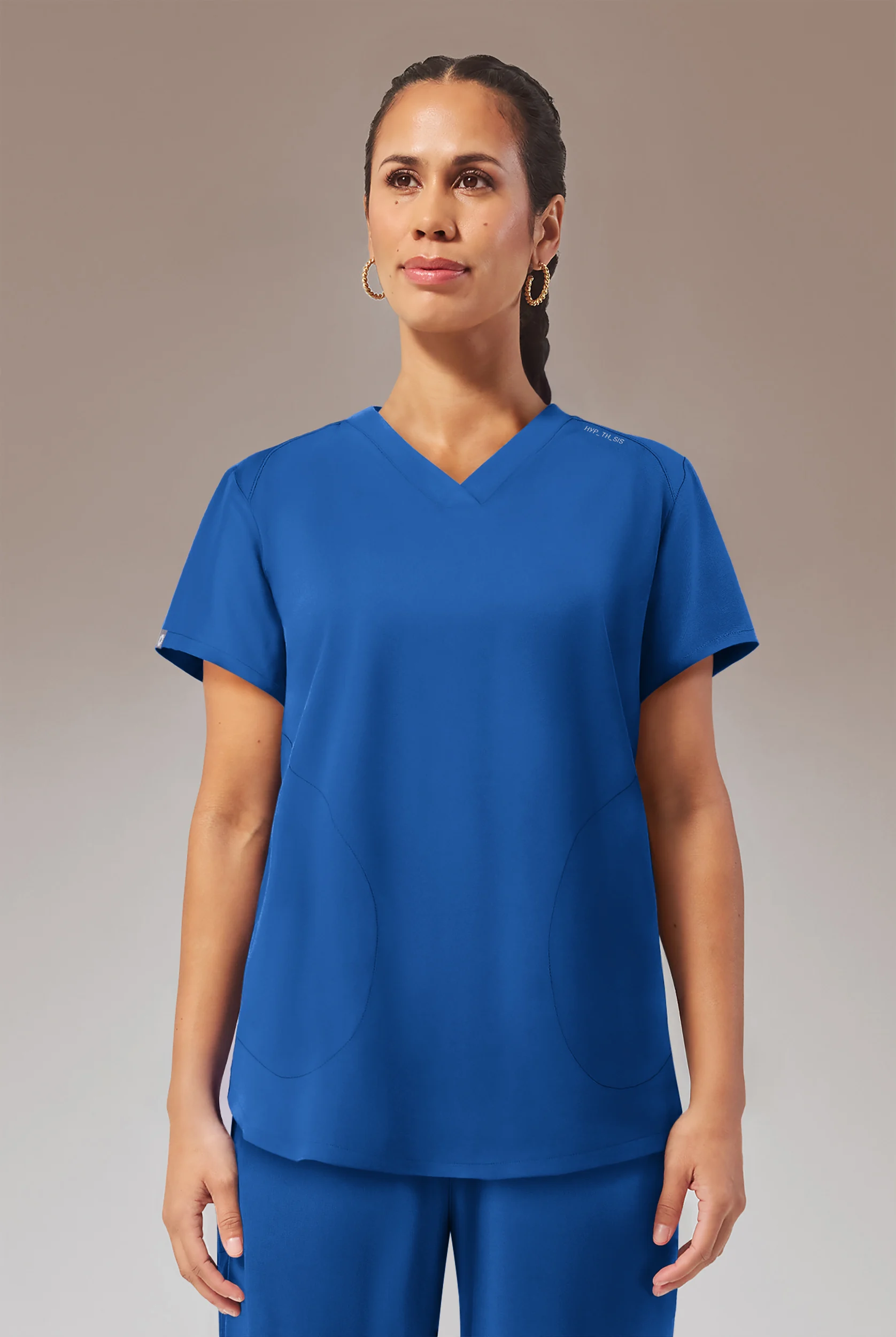 Hypothesis Beta V-Shell Women's 2-Pocket Relaxed Fit Tunic Scrub Top