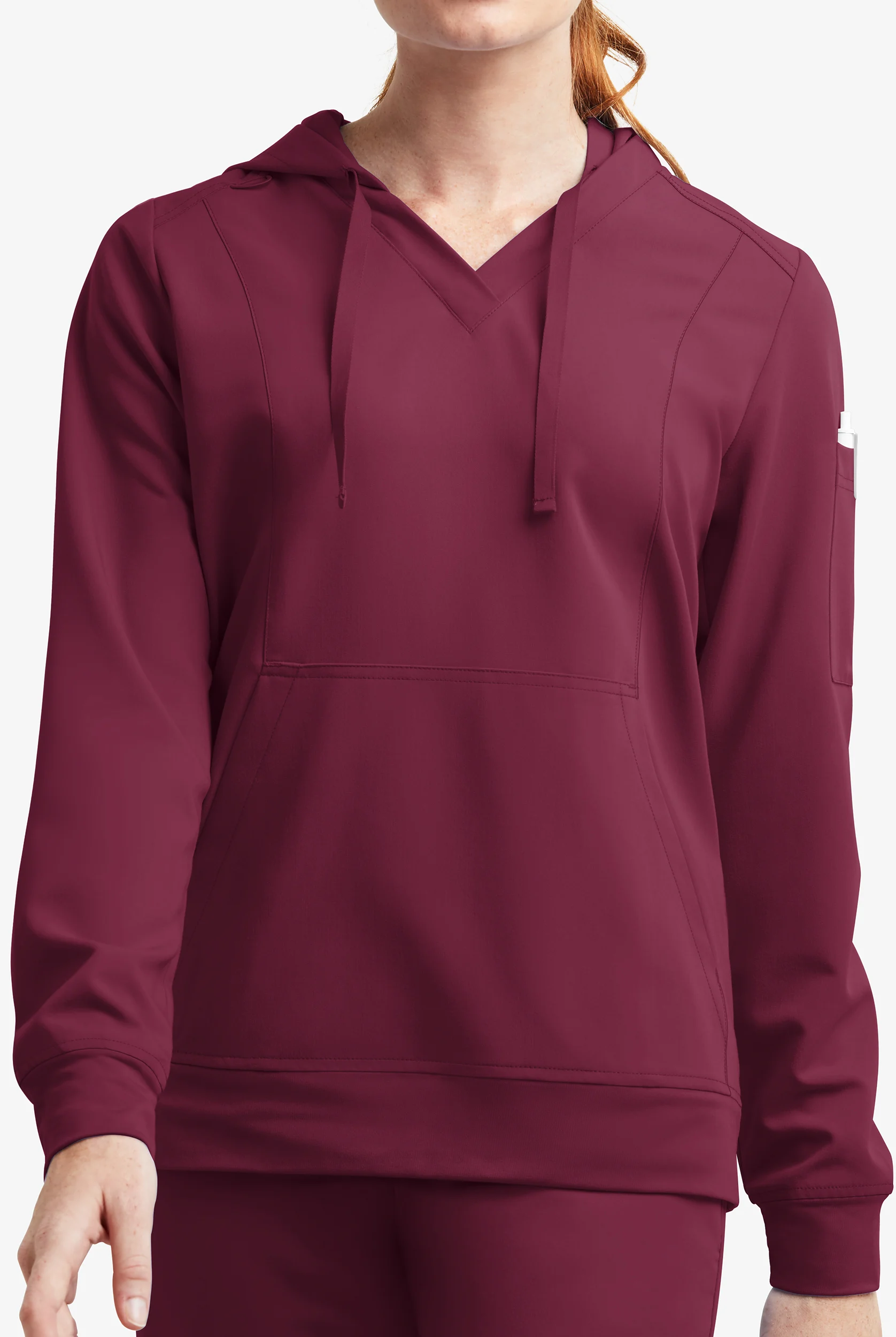 MOVEMENT by Butter-Soft Sirius Women's 4-Pocket Long Sleeve STRETCH Scrub Hoodie