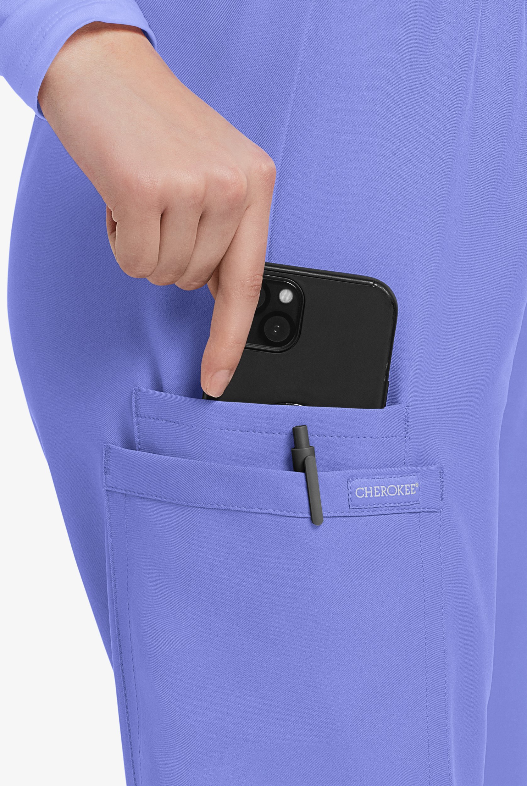 Pantal&oacute;n m&eacute;dico Cherokee Workwear Originals Ultra con piernas delgadas y 3 bolsillos para mujer