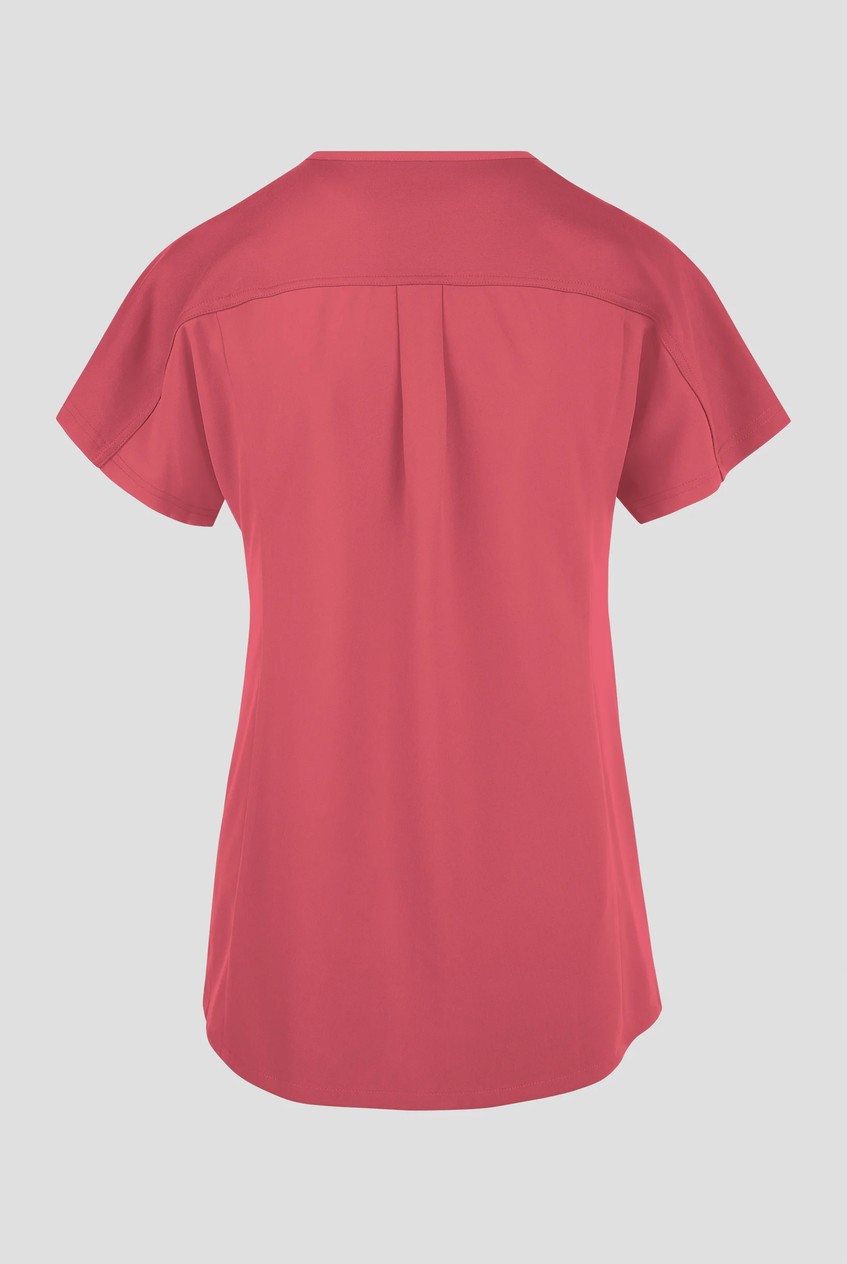 Wink Renew Women's 2-Pocket STRETCH Knit-Trim Dolman Tunic V-Neck Scrub Top