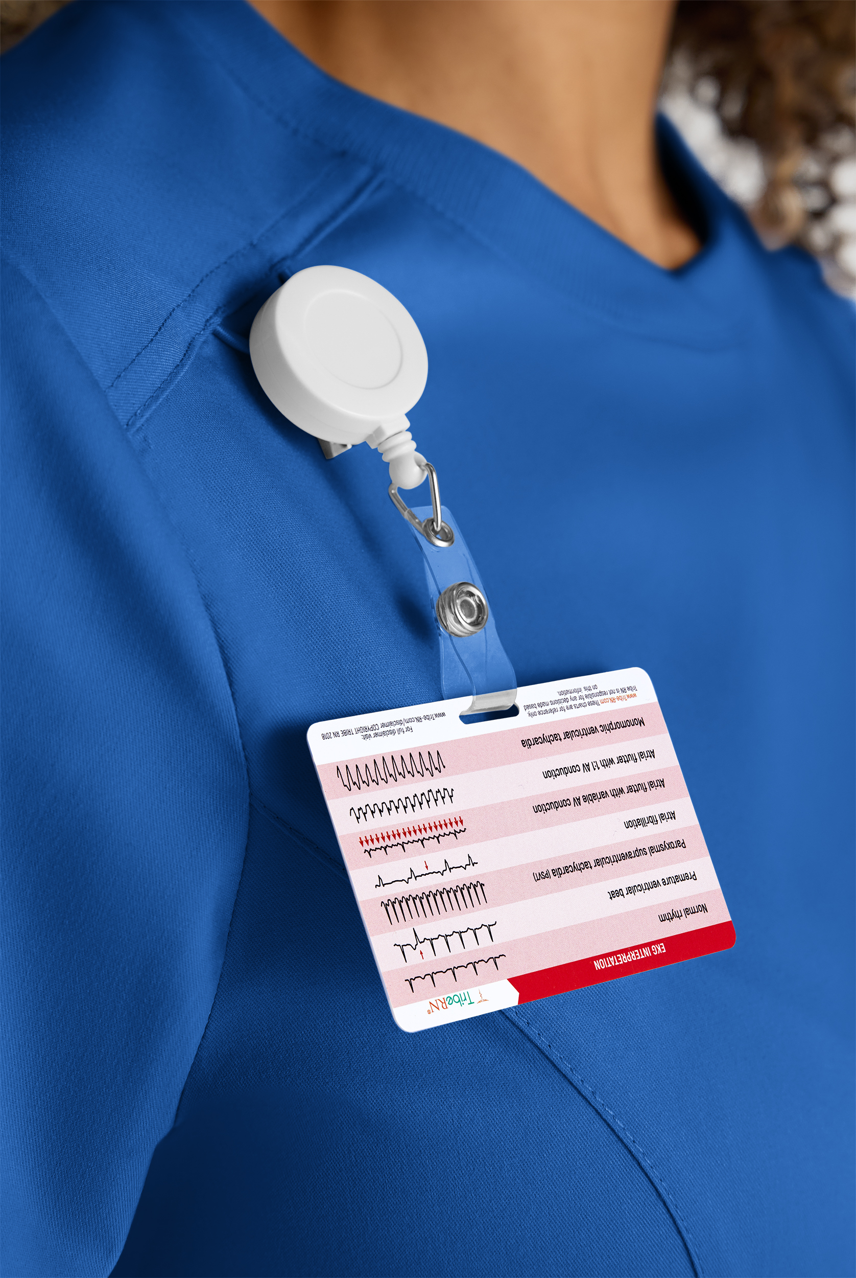 Blusa médica Butter-Soft STRETCH FLXTEK+ con cuello redondo y 3 bolsillos para mujer