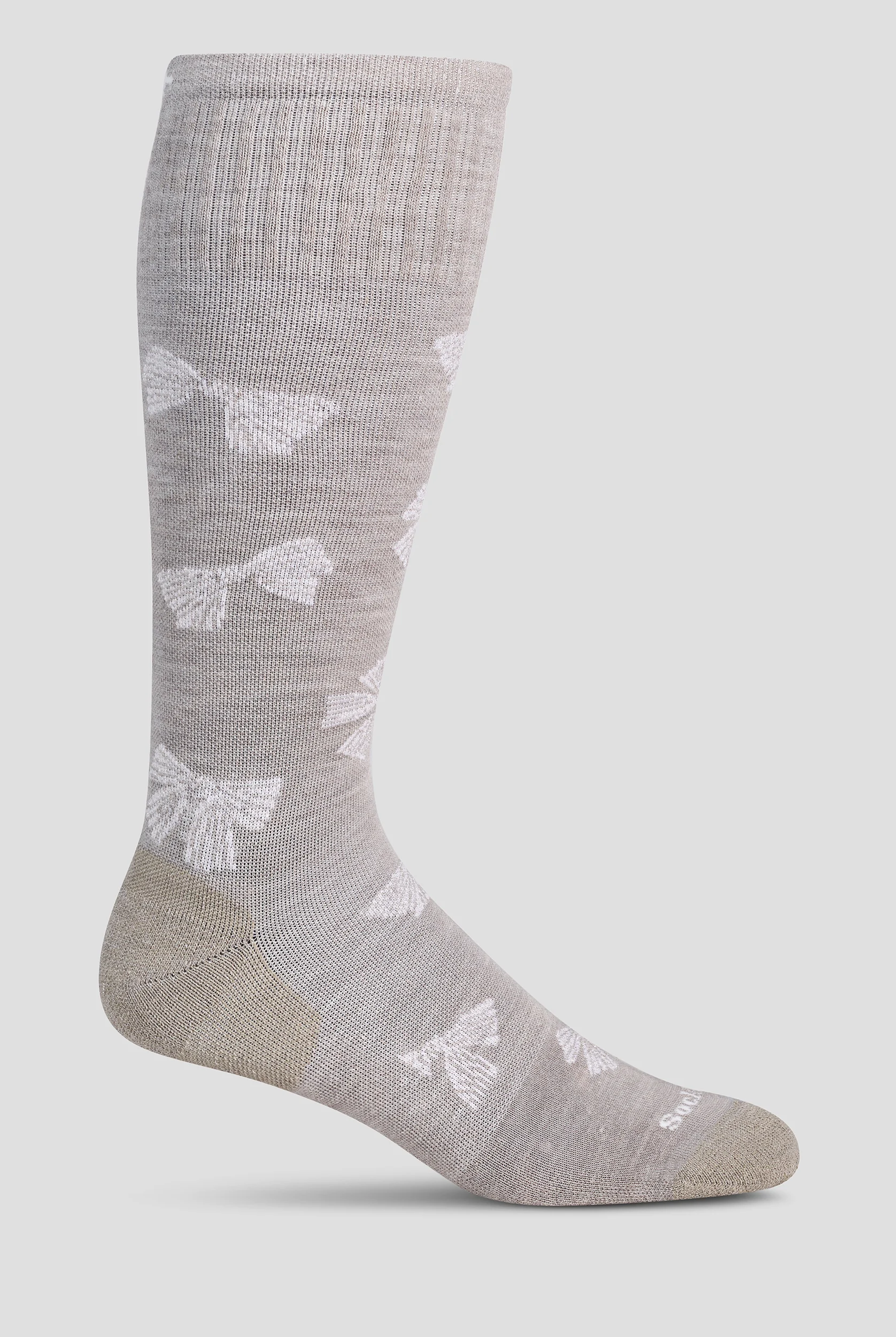 Sockwell Bows Putty Women's 15-20mmHg Moderate Compression Socks