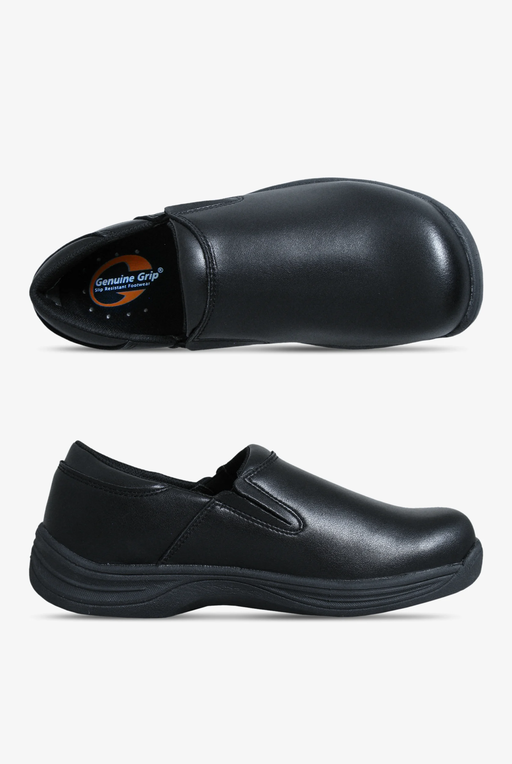 Zapatos de gastronom&iacute;a Genuine Grip Pro Comfort de cuero para hombre