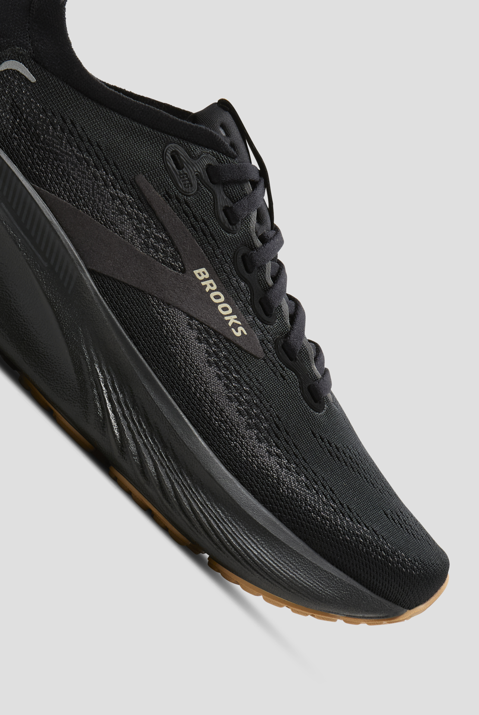 Brooks Women's Adrenaline GTS 25 Black/Biscuit Athletic Lace Up Shoes