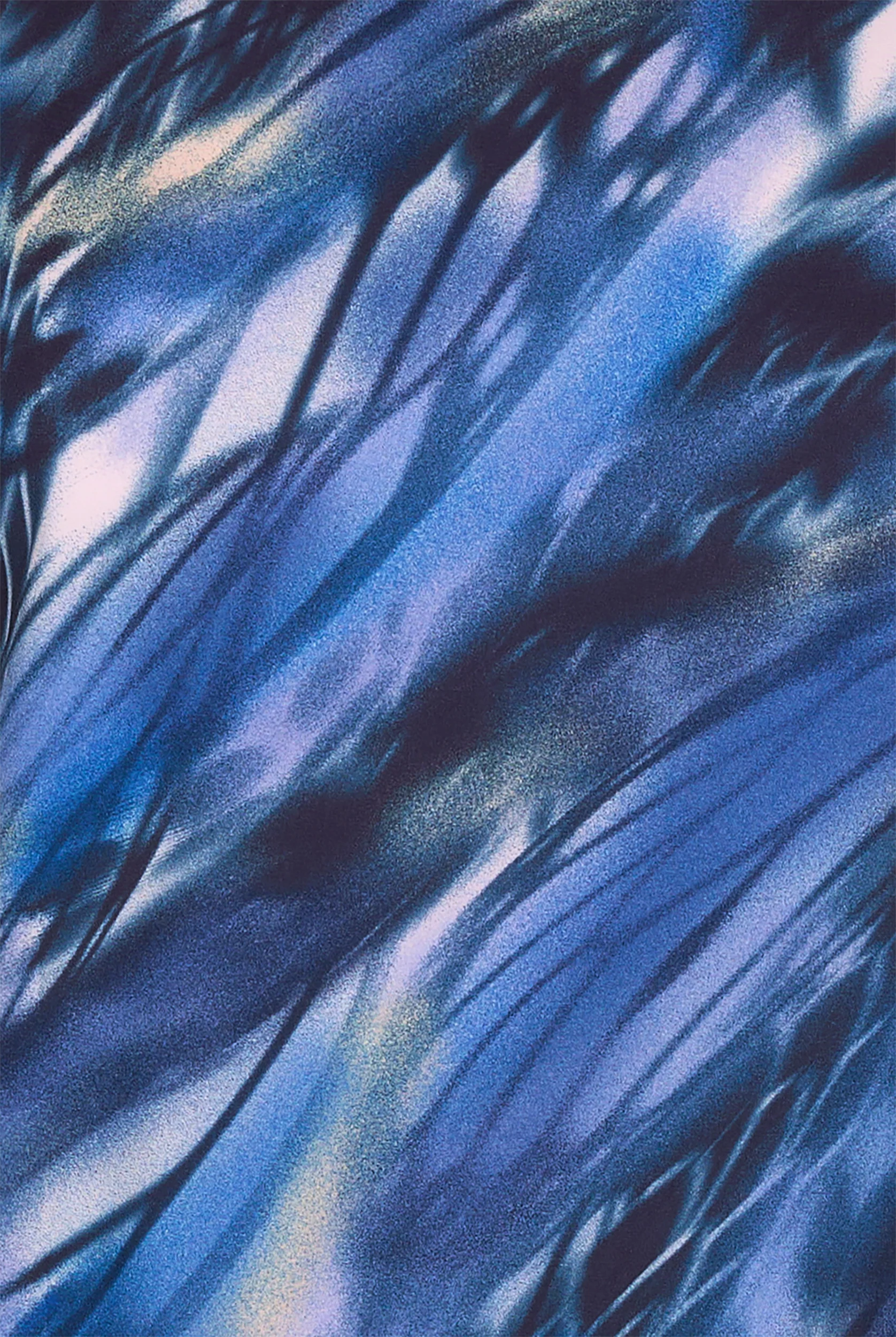 Dickies Watercolor Feather Women's 2-Pocket STRETCH V-Neck Print Scrub Top