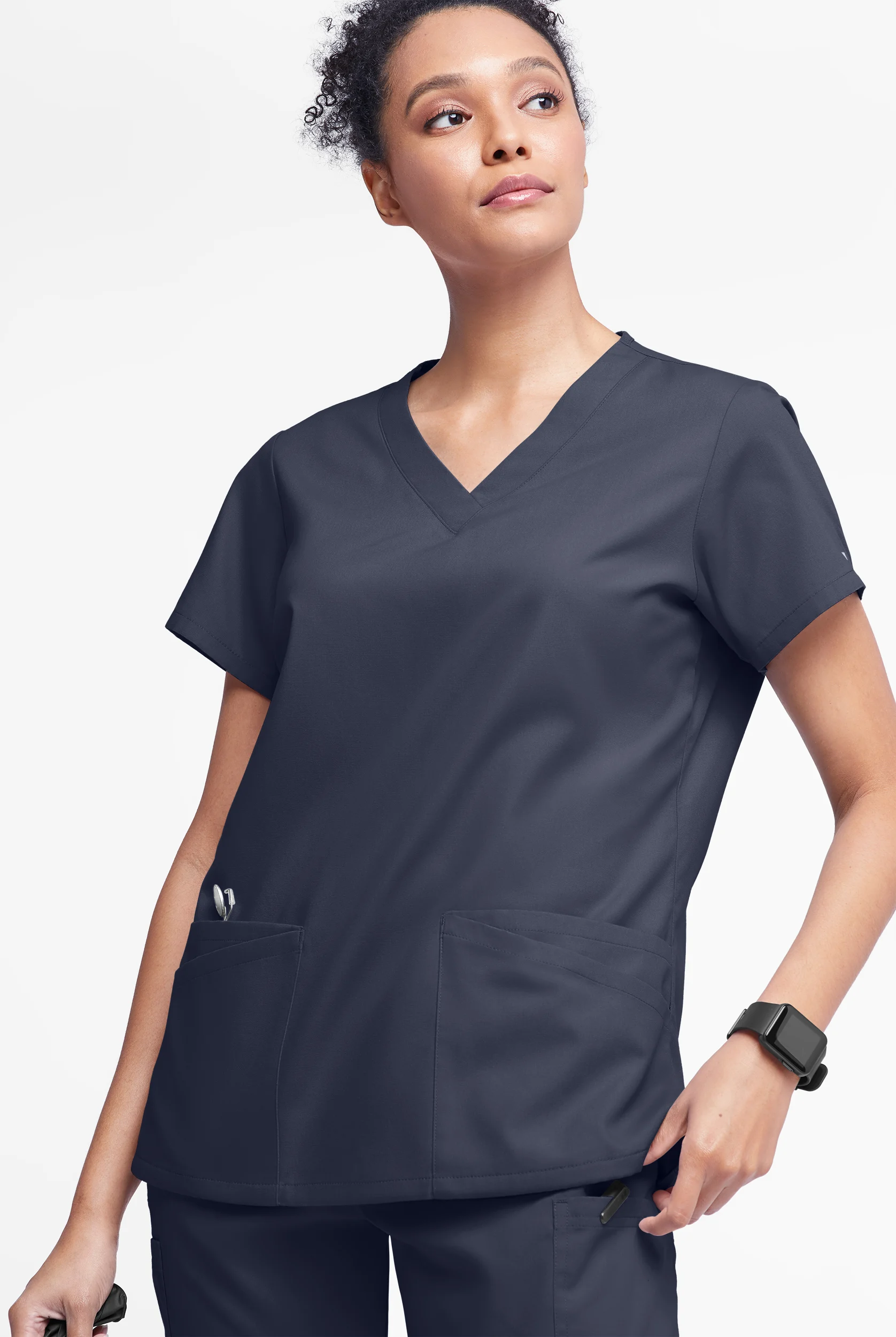 Butter-Soft Originals Women's 6-Pocket V-Neck Scrub Top